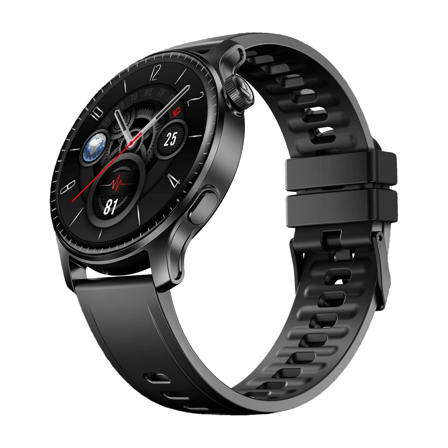 boAt Ultima Prime w/ 1.43"(3.68cm)AMOLED Display,Personalized Nudges,Functional Crown Smartwatch