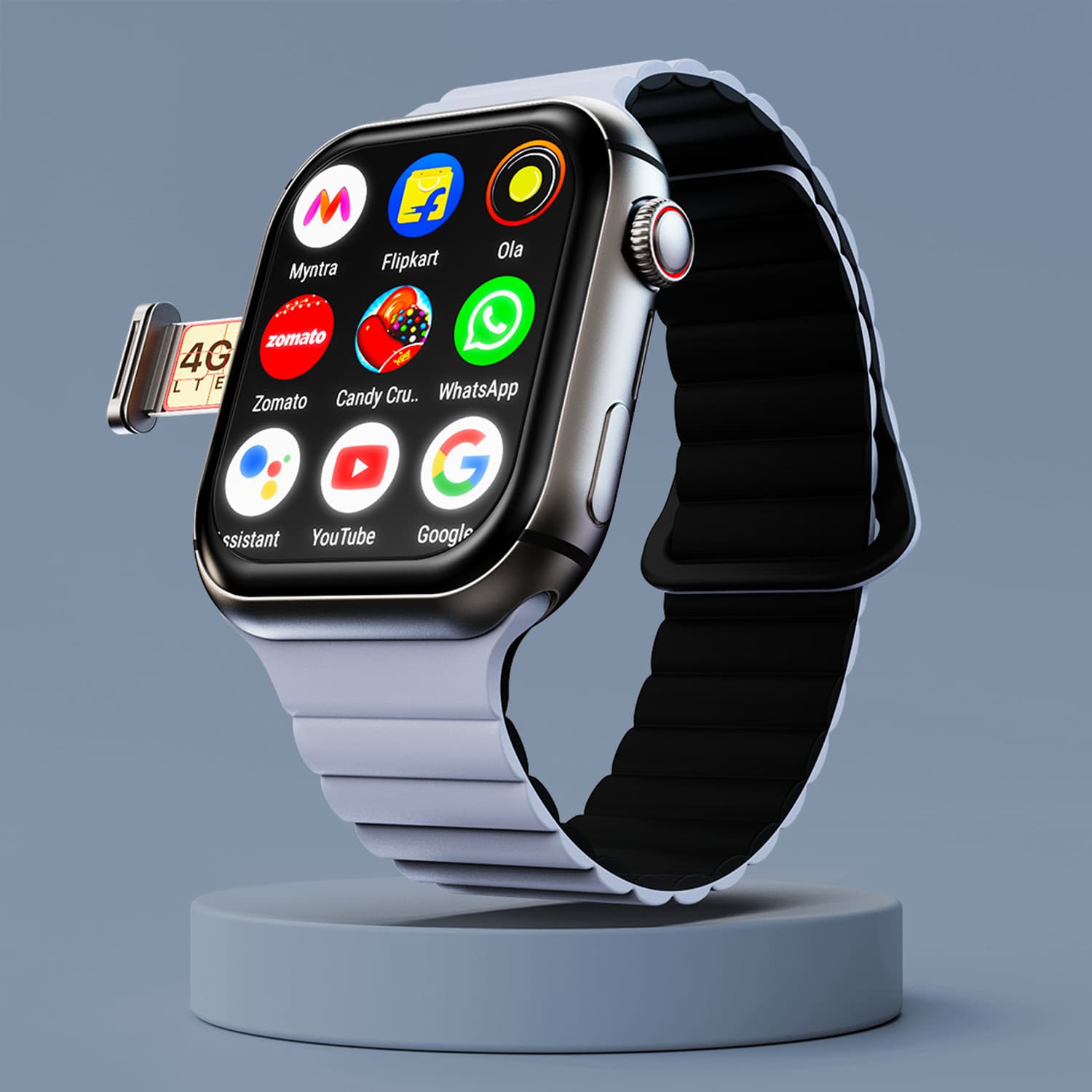 Fire-Boltt Dream WristPhone - 4G SIM/LTE/WiFi, Android OS, Play store unlimited apps, GPS Smartwatch