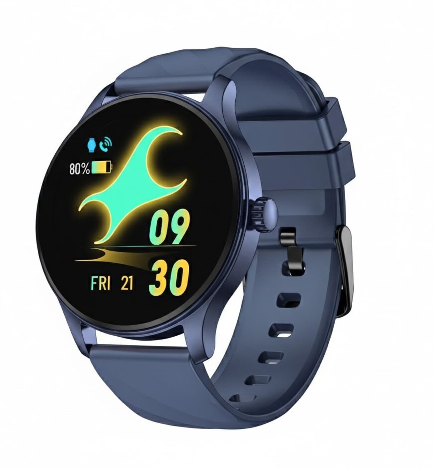 Fastrack Jupiter R1 Smartwatch (Blue Strap, Free Size)