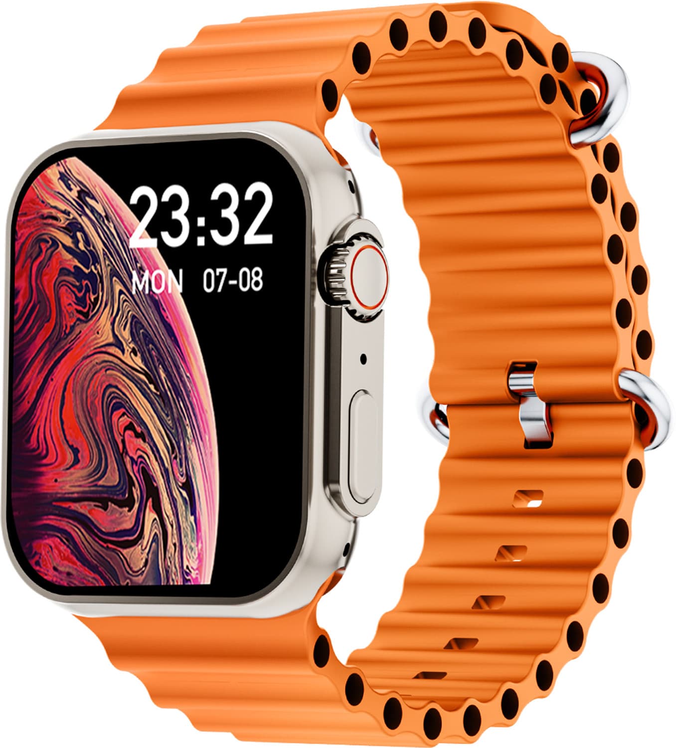 Gizmore Vogue 1.95 AOD 600 NITS | 320 X 385 PX HD Display Bluetooth Calling Smartwatch
