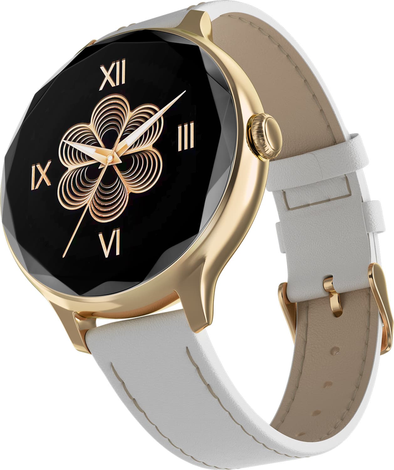 Noise Diva Diamond-cut Dial, AMOLED Display, Glossy Metallic Finish Smartwatch
