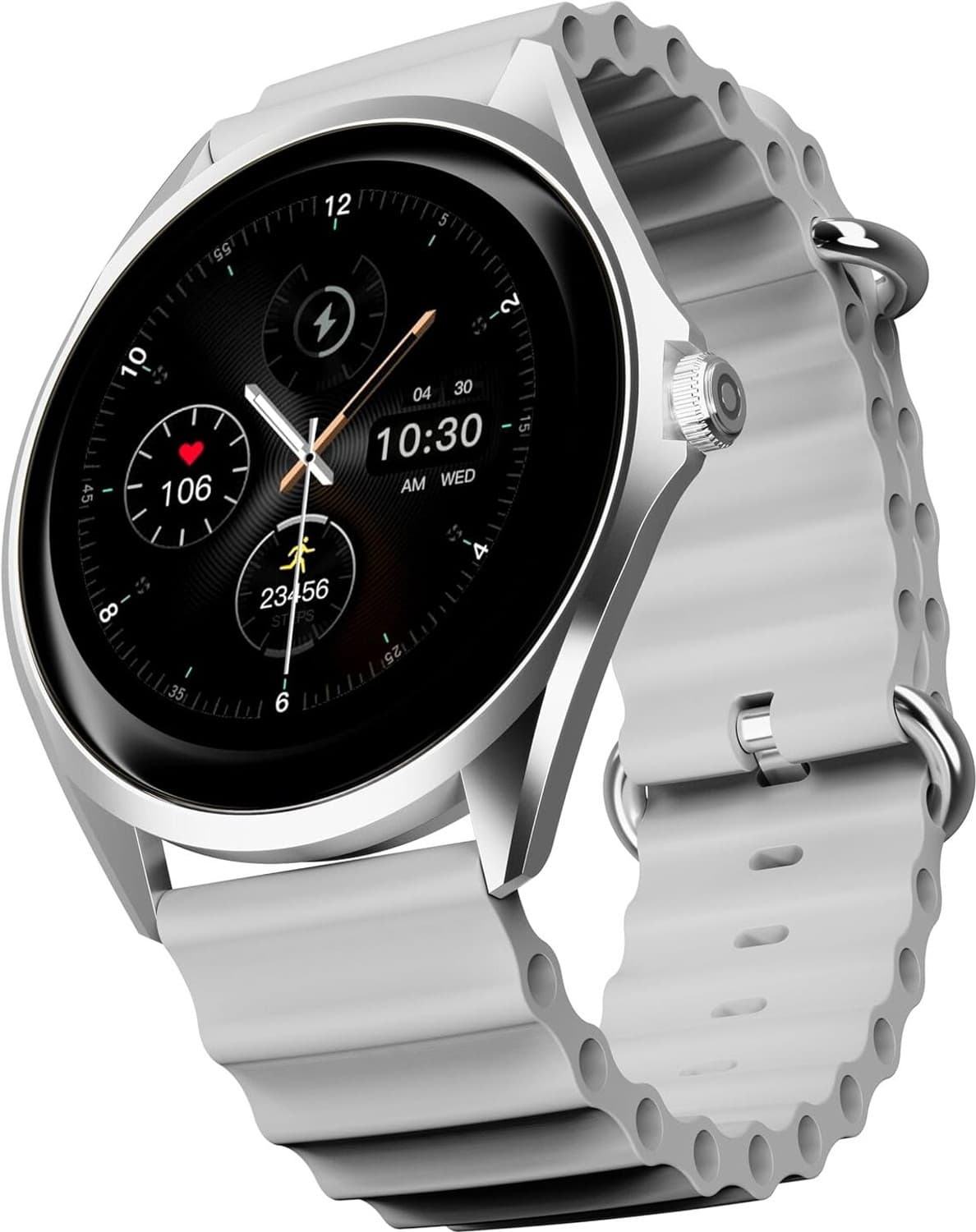 boat ultima aeris 1 43 amoled 1000 nits slim 8mm metal body auto hr spo2 monitoring smartwatch