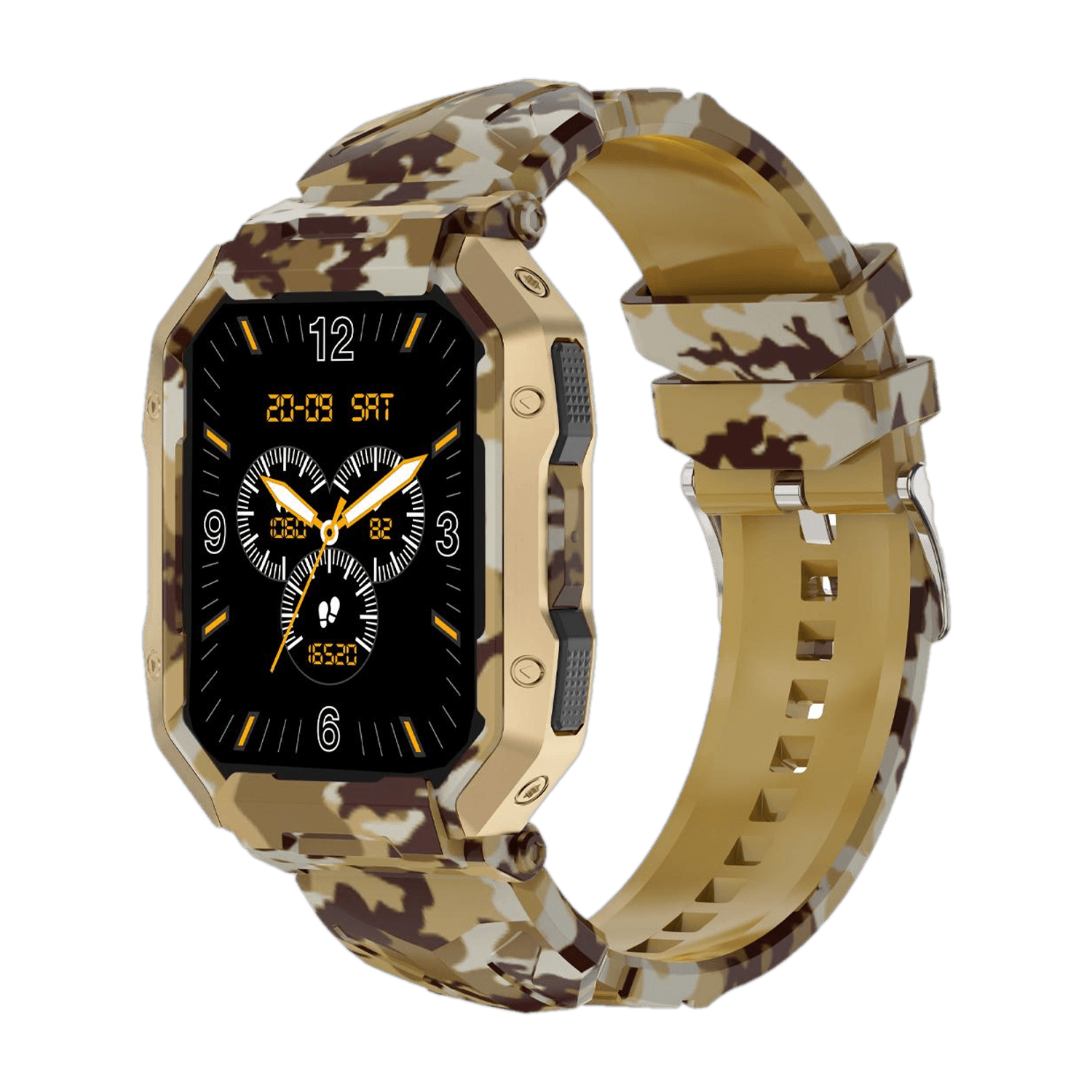 Fire-Boltt Cobra 1.78" AMOLED Army Grade Build, Bluetooth Calling with 123 Sports Modes. Smartwatch