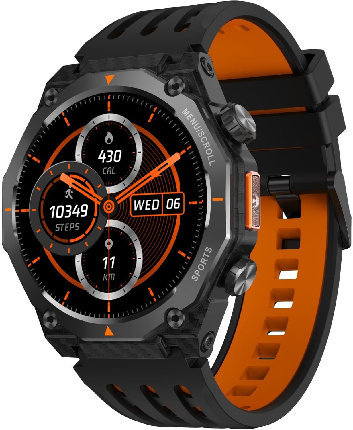 fastrack extreme adventure gps rugged design abc sensors extrenal torch 1 atm smartwatch