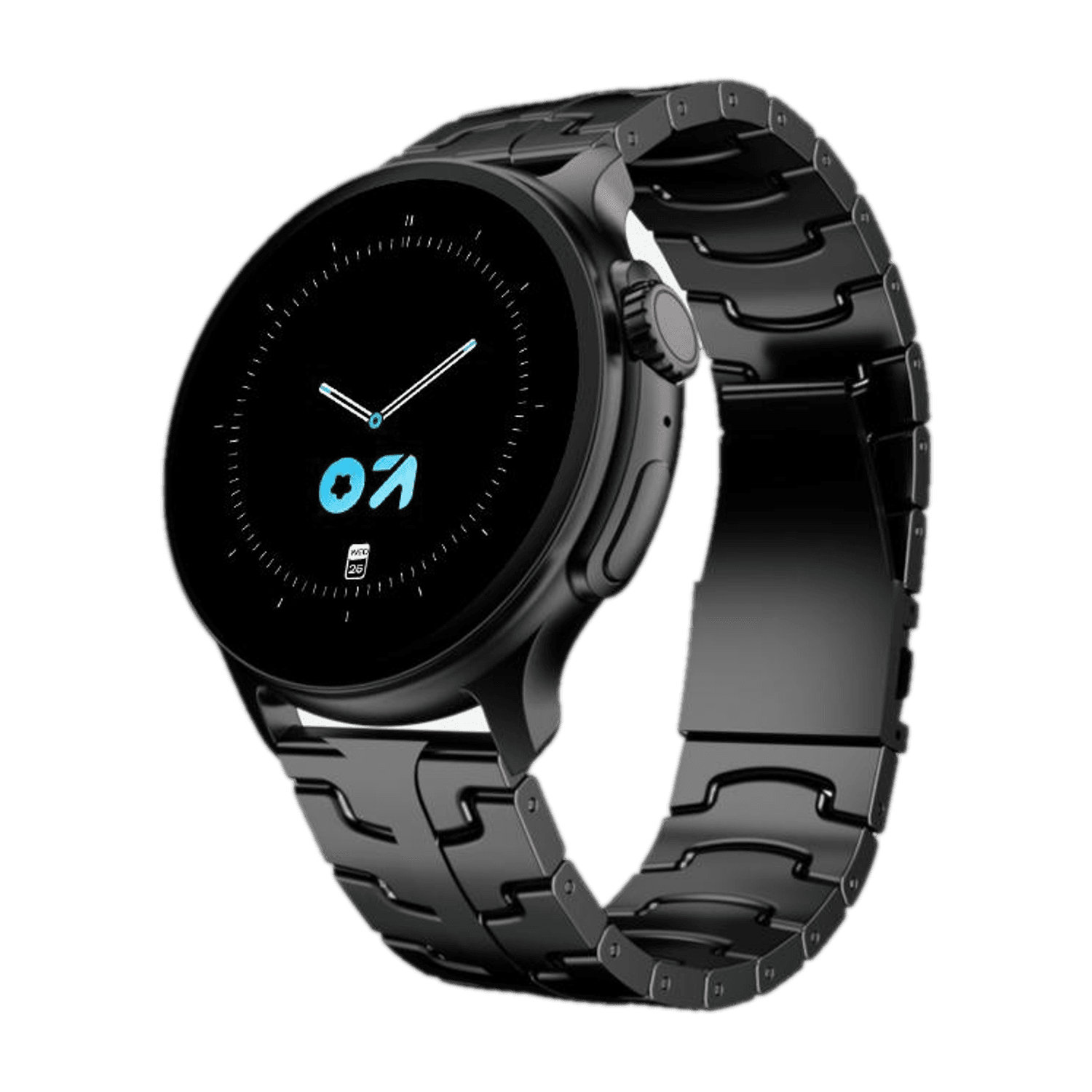 Boult CrownR Pro 2 1.43''HD AMOLED, BT Calling, Zinc Alloy Frame, IP67, SpO2 Tracking Smartwatch