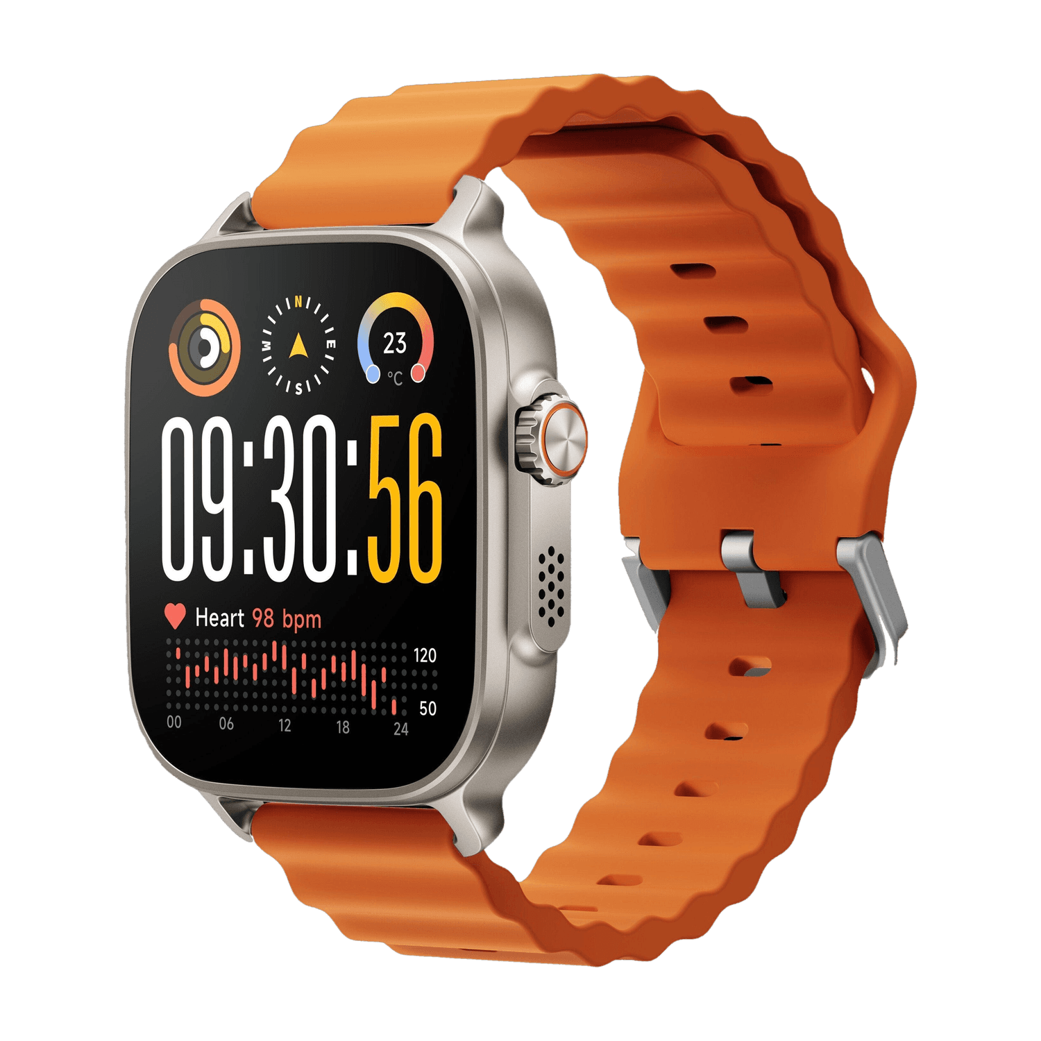 realme Watch 5,1.97" AMOLED,upto 20 Days Battery,BT Calling,GPS,Compass,IP68 Smartwatch