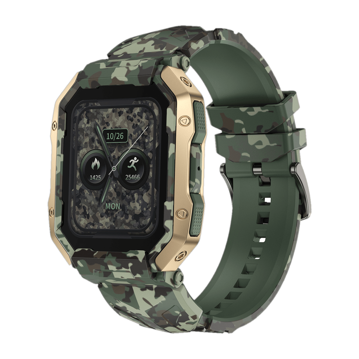 Fire-Boltt 1.78" AMOLED Army Grade Build, Bluetooth Calling with 123 Sports Modes & Gaming Smartwatch