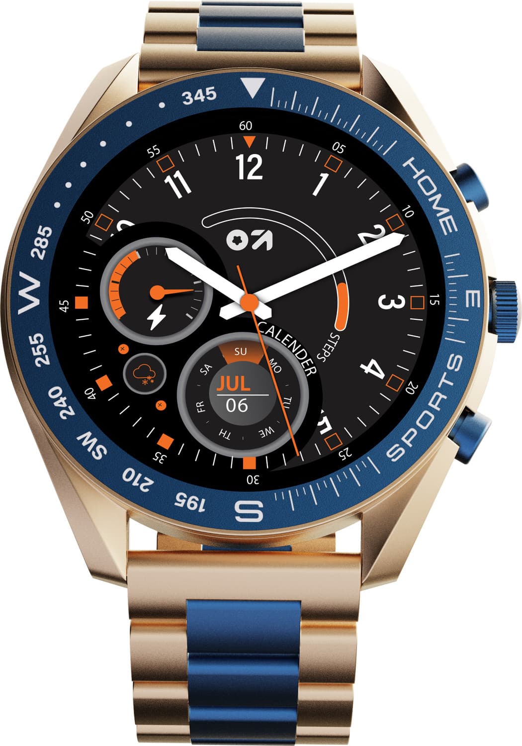 Boult Mirage 1.39" Screen, BT Calling, Working Crown, Zinc Alloy Frame, 500 Nits, SpO2 Smartwatch