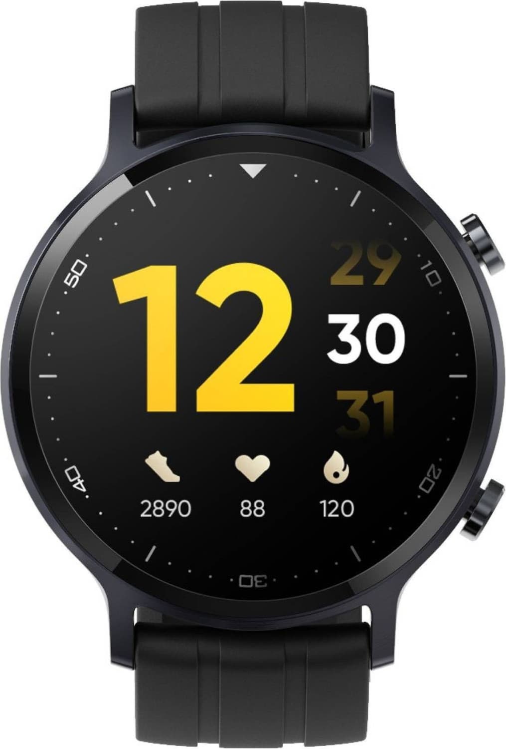realme Watch S Smartwatch (Black Strap, Regular)