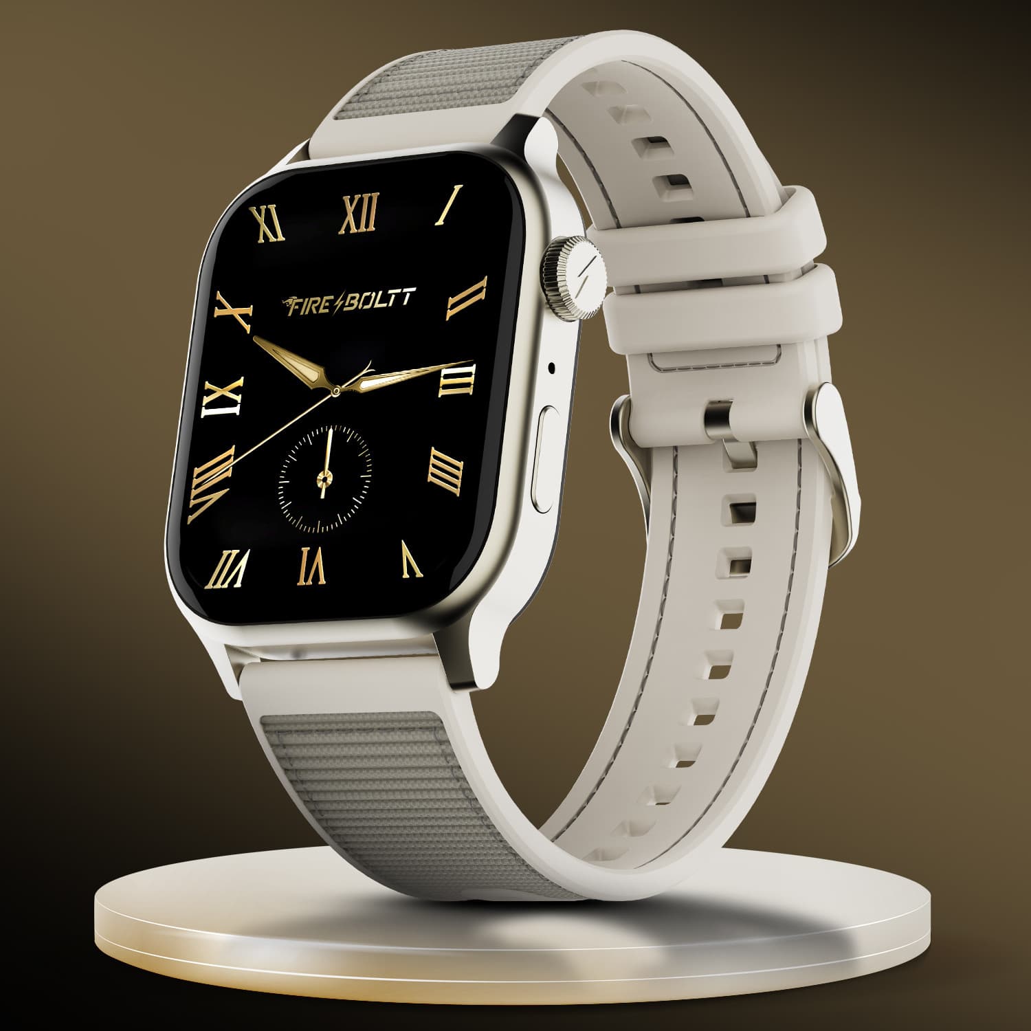 Fire-Boltt Rise Force 1.85 BT Calling, Nylon Fluoroelastomer Hybrid Strap Rotating Crown Smartwatch Price in India - Buy Fire-Boltt Rise Force 1.85 BT