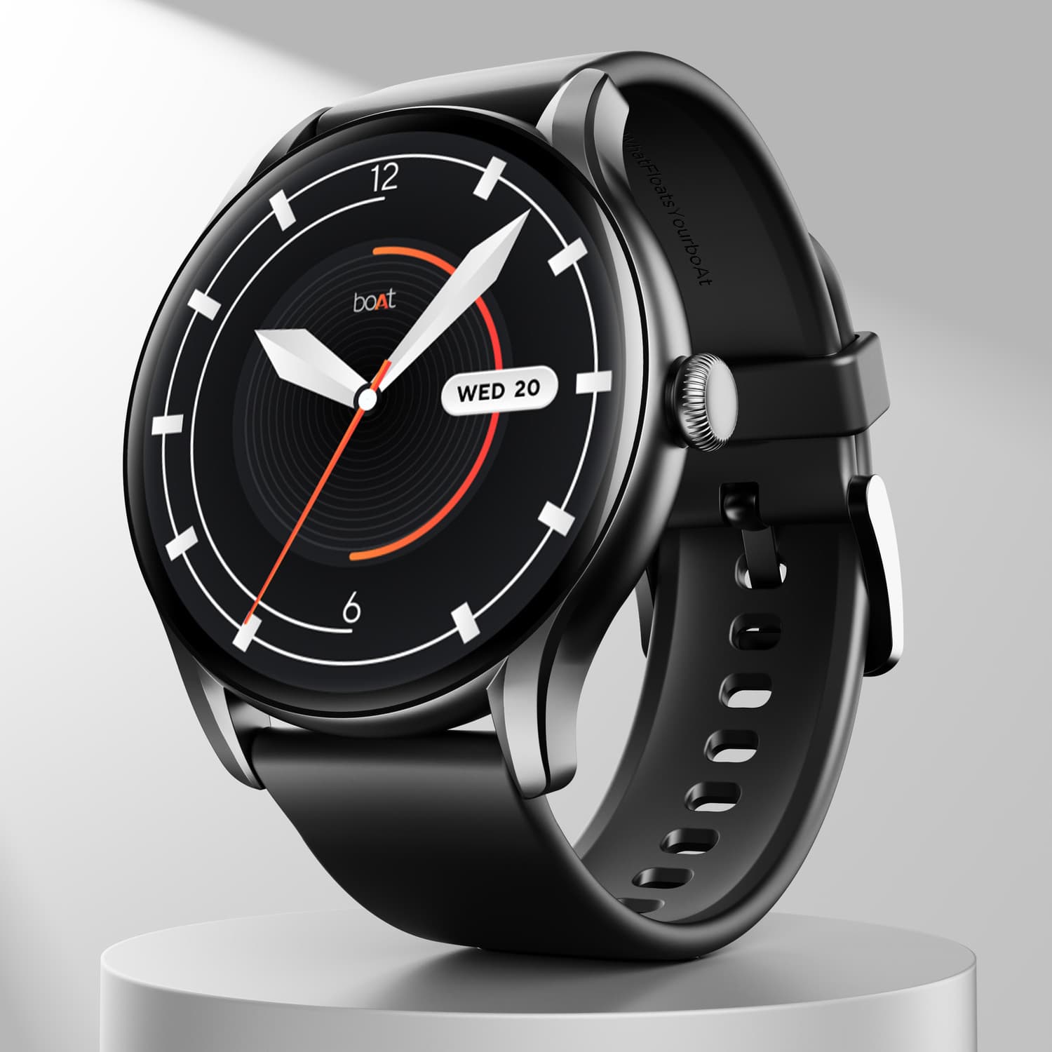 boAt Lunar Connect Ace with 1.43 " AMOLED Display, BT Calling, 100+ Sports Mode, IP68 Smartwatch