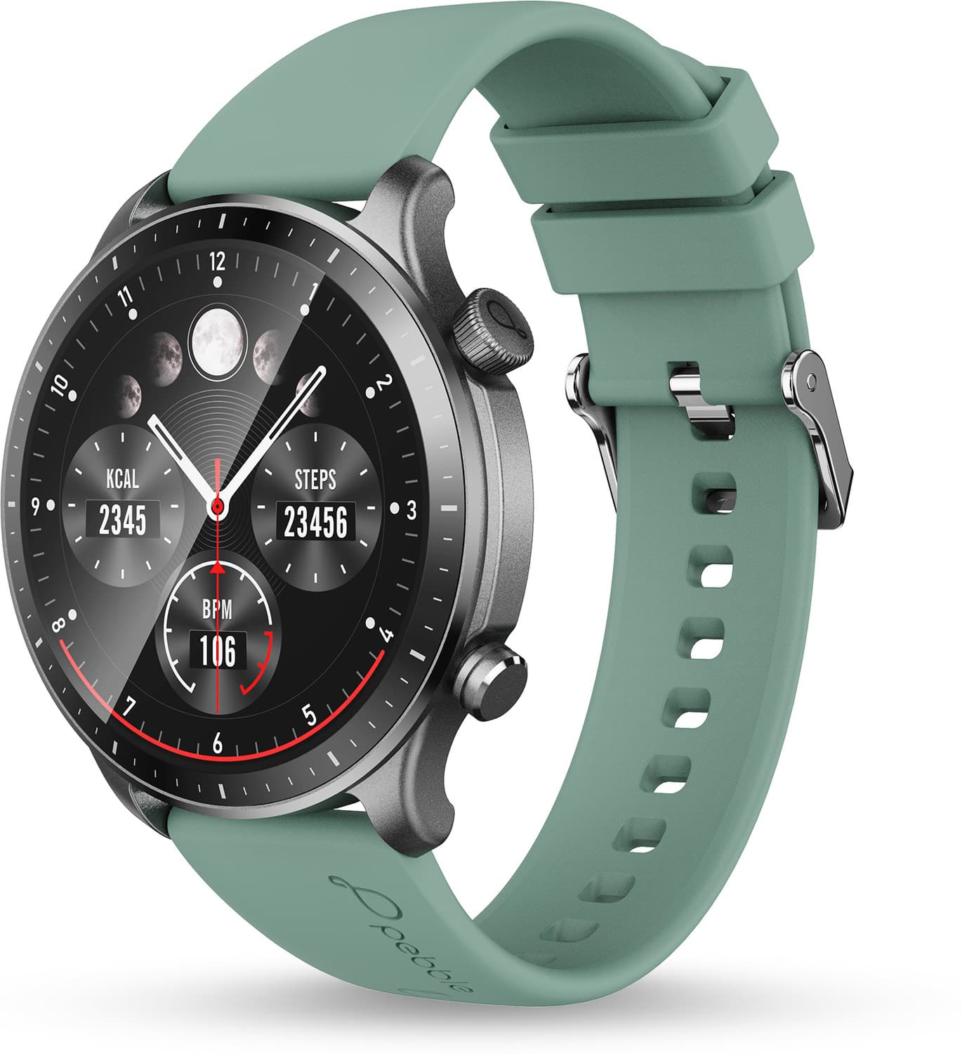 Pebble Luxe 3, 1.43" Amoled Display, 300Mah, BT Calling, Health Suite, DIY Watch Faces Smartwatch