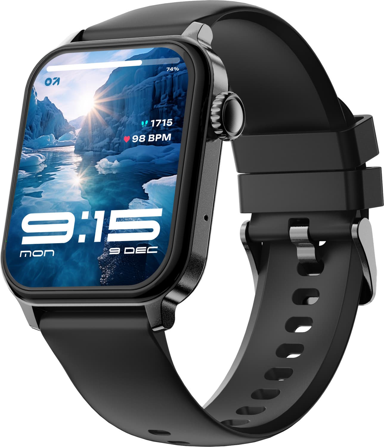 GOBOULT Drift 2, 15 days Battery life (600 mAh), 1.83" HD Screen, Fast charge, 500 Nits Smartwatch