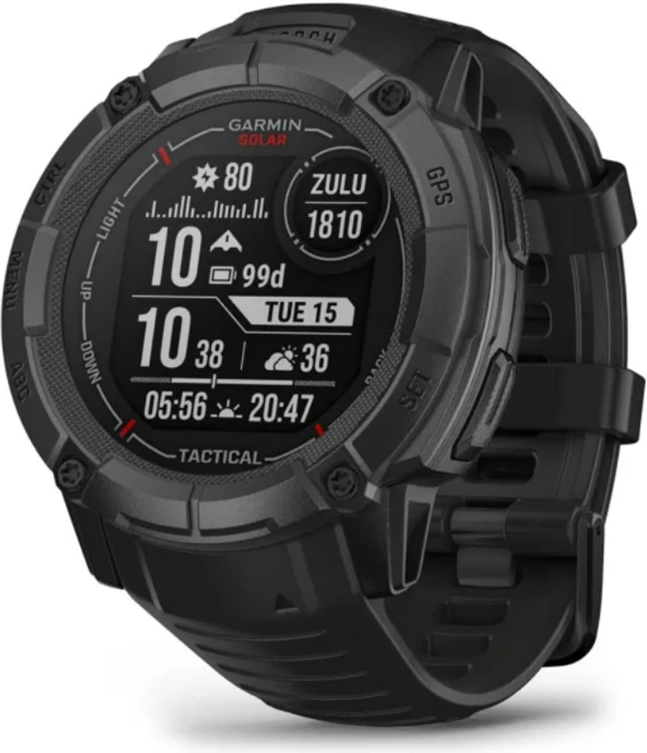 GARMIN Instinct 2X, Solar, Tactical (A04600) Smartwatch