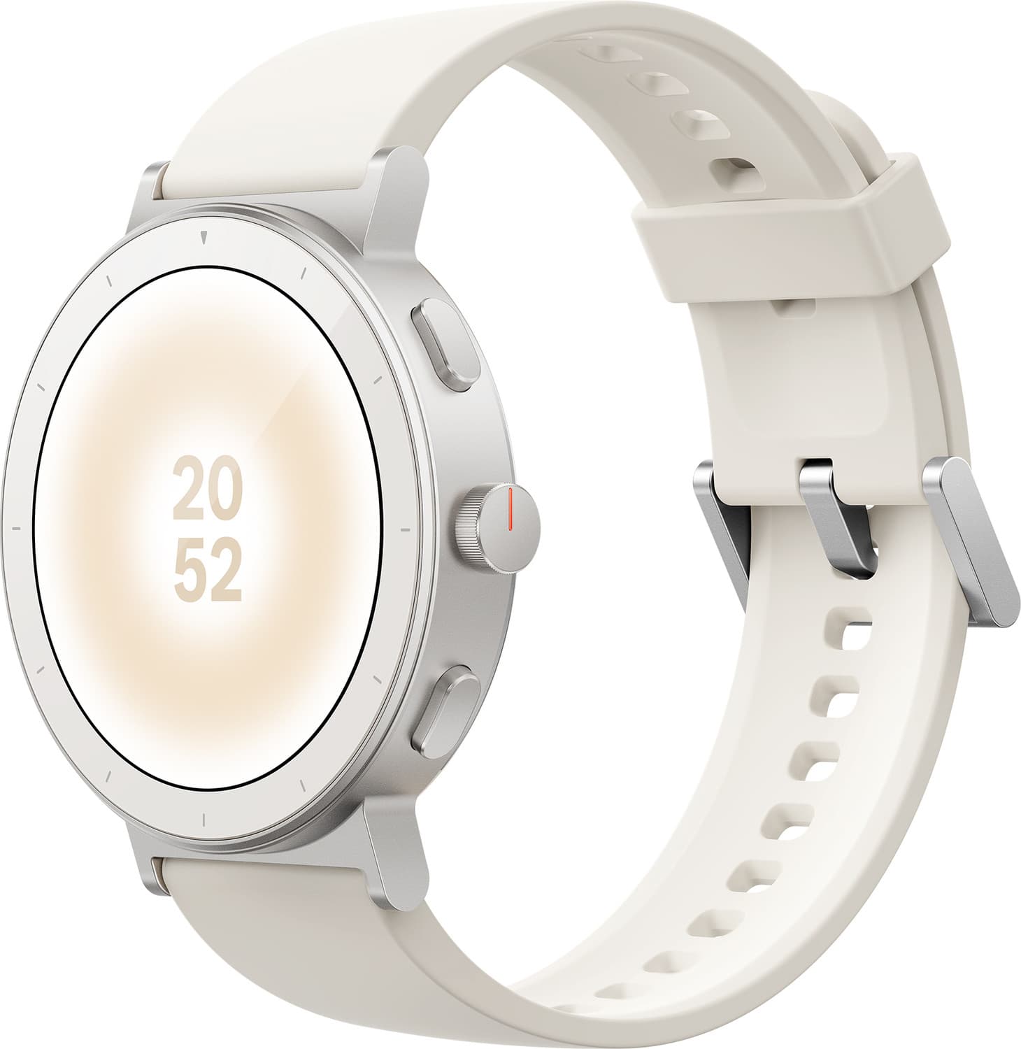 realme Watch S5 1.43 AMOLED, 20-Day Battery, 5ATM, BT Calling, GPS, AI Health Smartwatch (Sand White Strap, One Size)