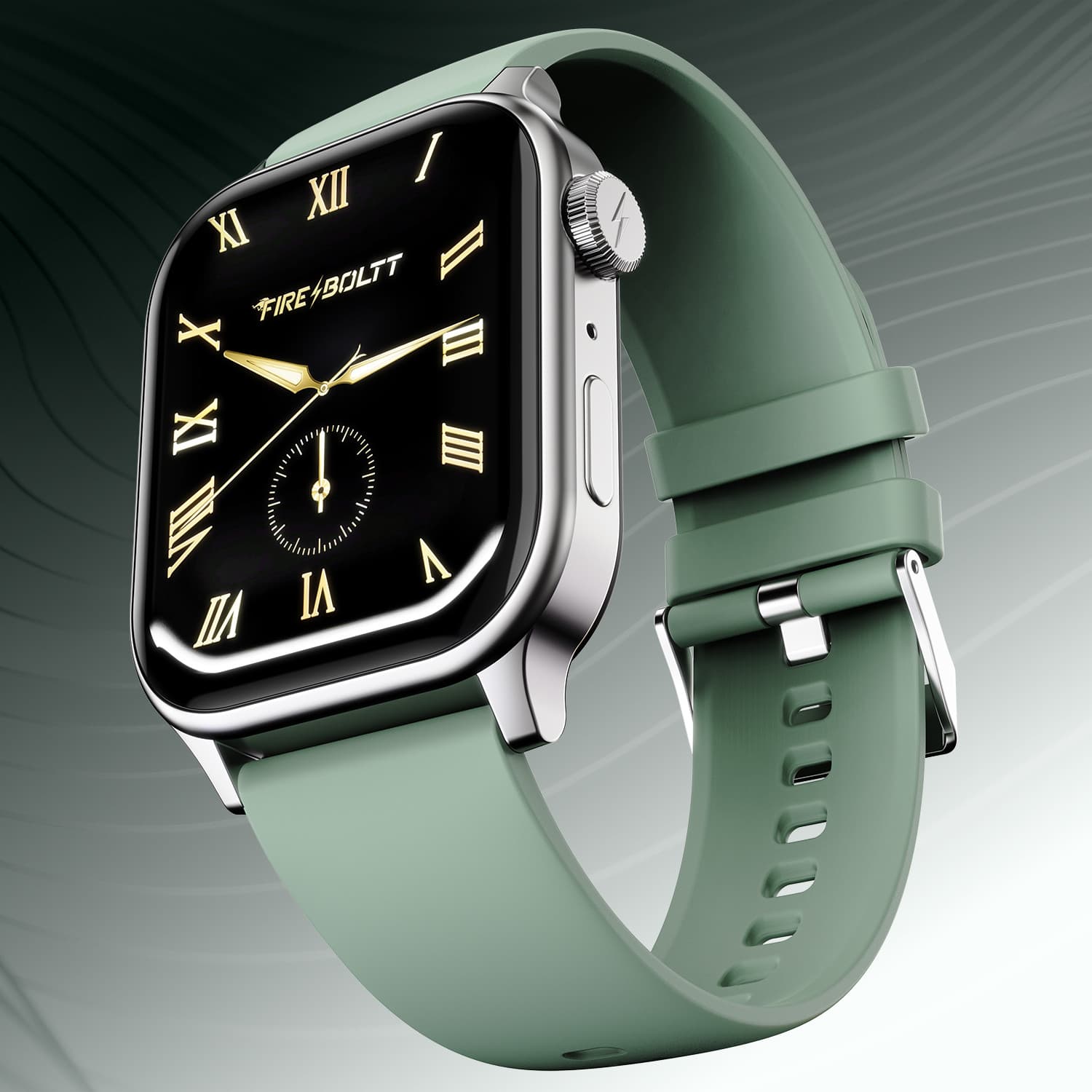 Fire-Boltt Rise Bluetooth Calling 47mm (1.85), Metal Bod & Rotating Crown, 123 Sports Smartwatch