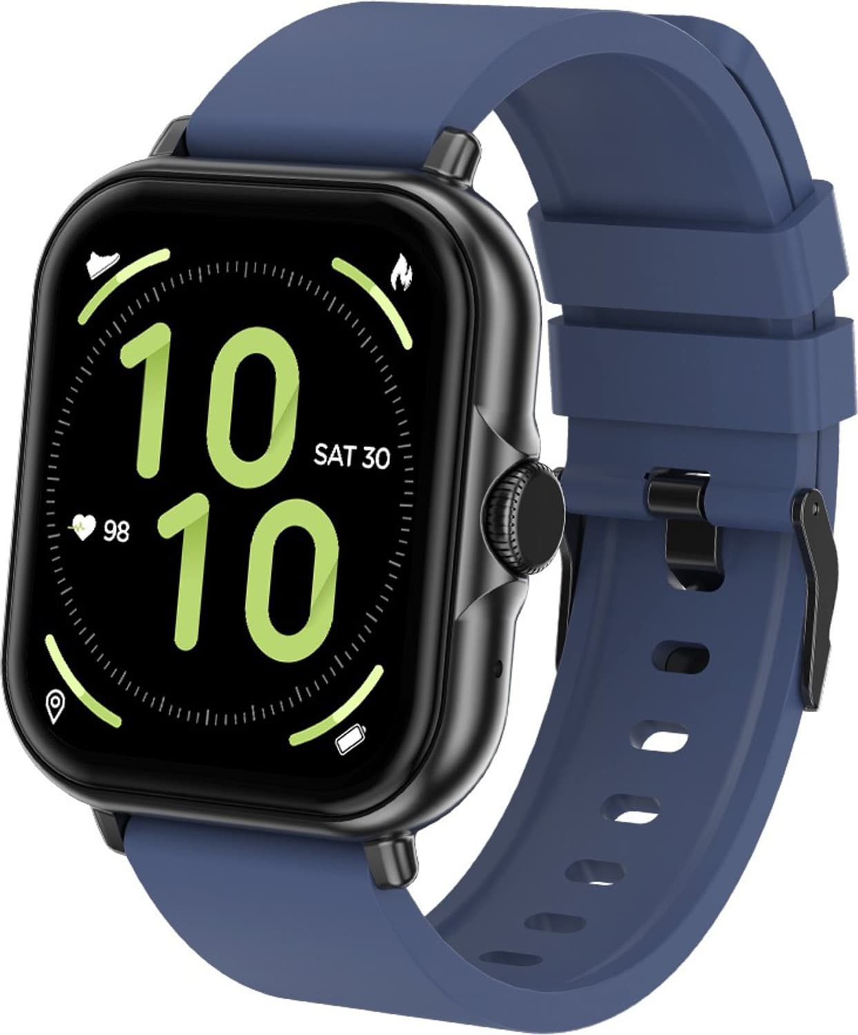 Pebble Spark Ace 1.85 Large HD Display, Health Suite, 100+ Watch Faces, 7 days battery Smartwatch