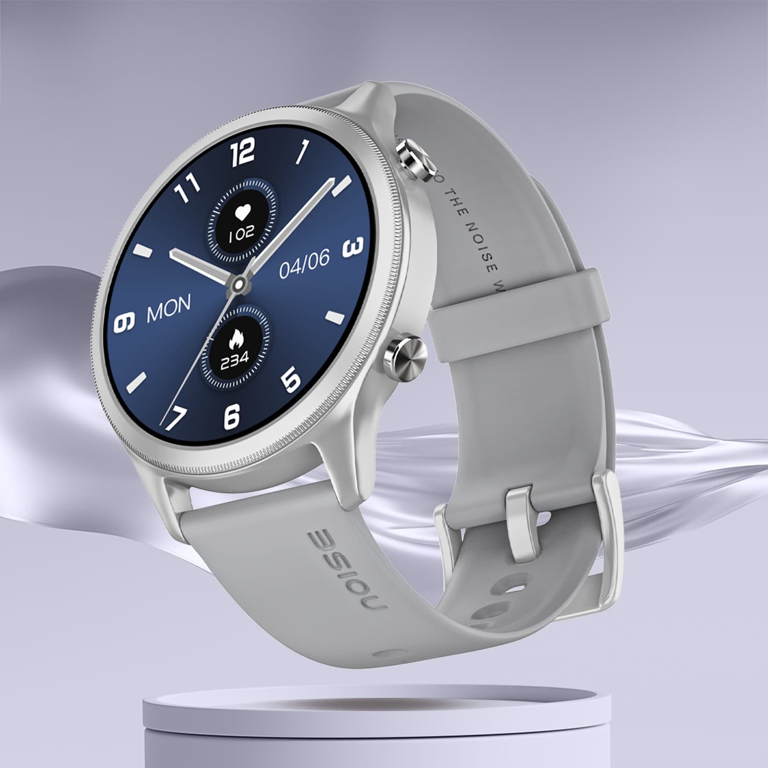 Noise Evolve 3, 1.43 AMOLED AOD,�466*466px, 500 nits, BT calling,Tru Sync Technology Smartwatch
