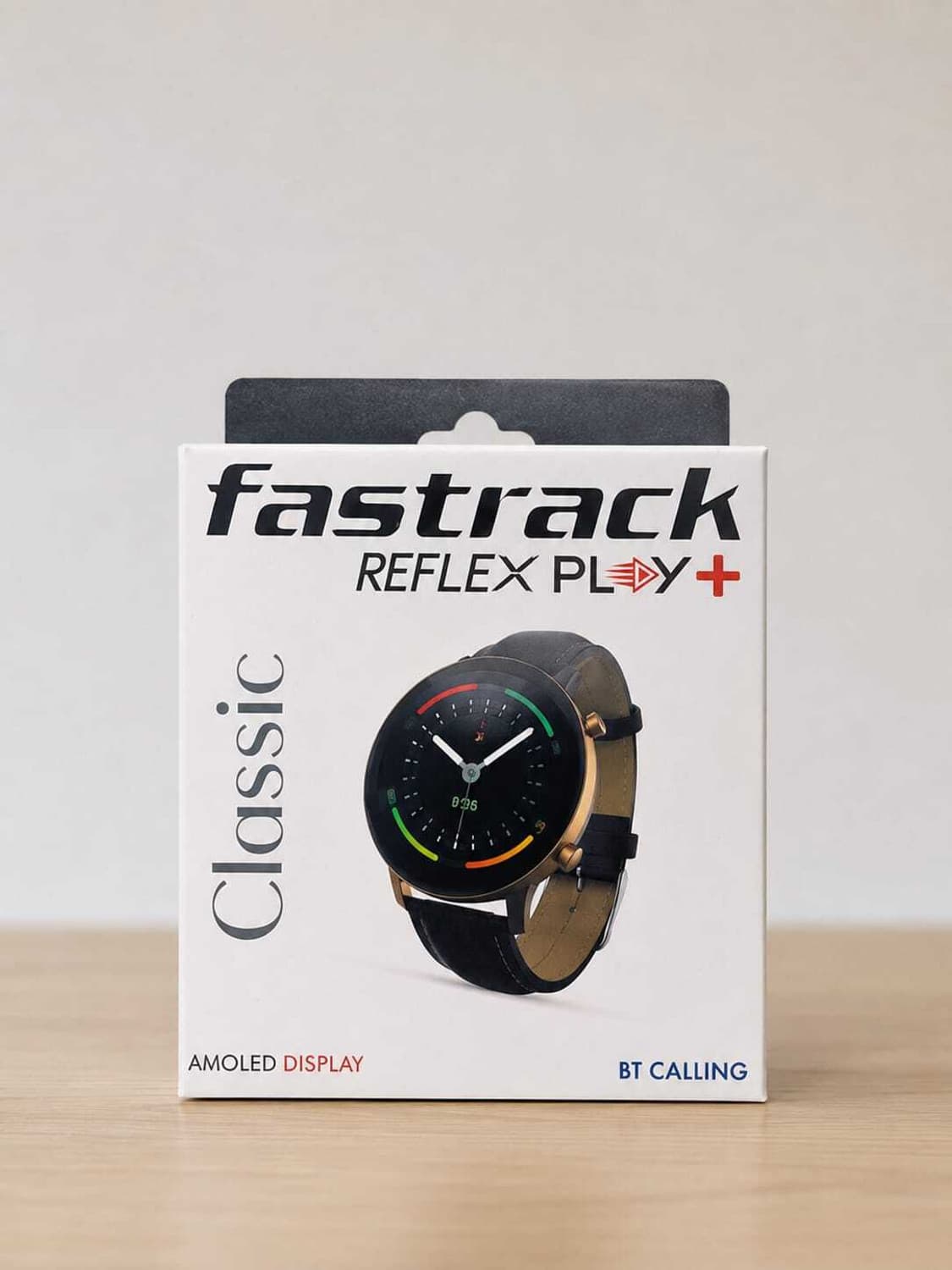 Fastrack classic reflex play plus Smartwatch (Black Strap, m)