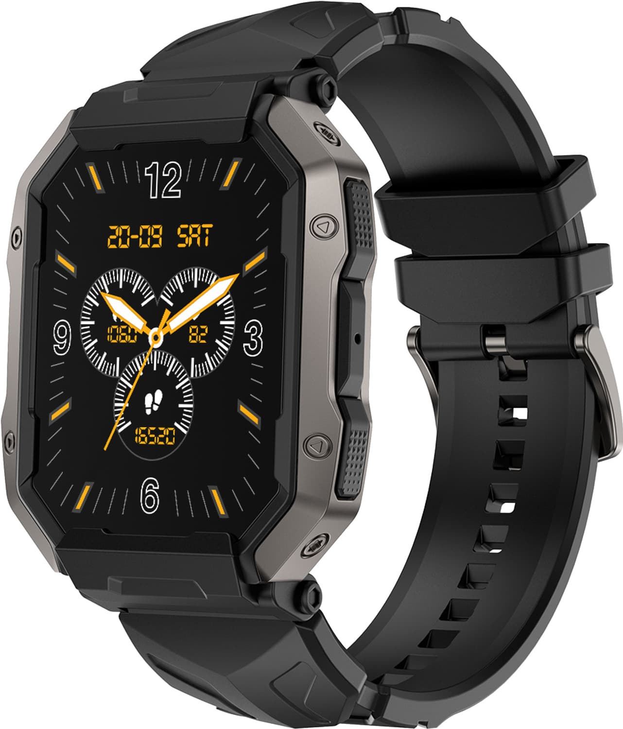 Fire-Boltt 1.78" AMOLED Army Grade Build, Bluetooth Calling with 123 Sports Modes & Gaming Smartwatch