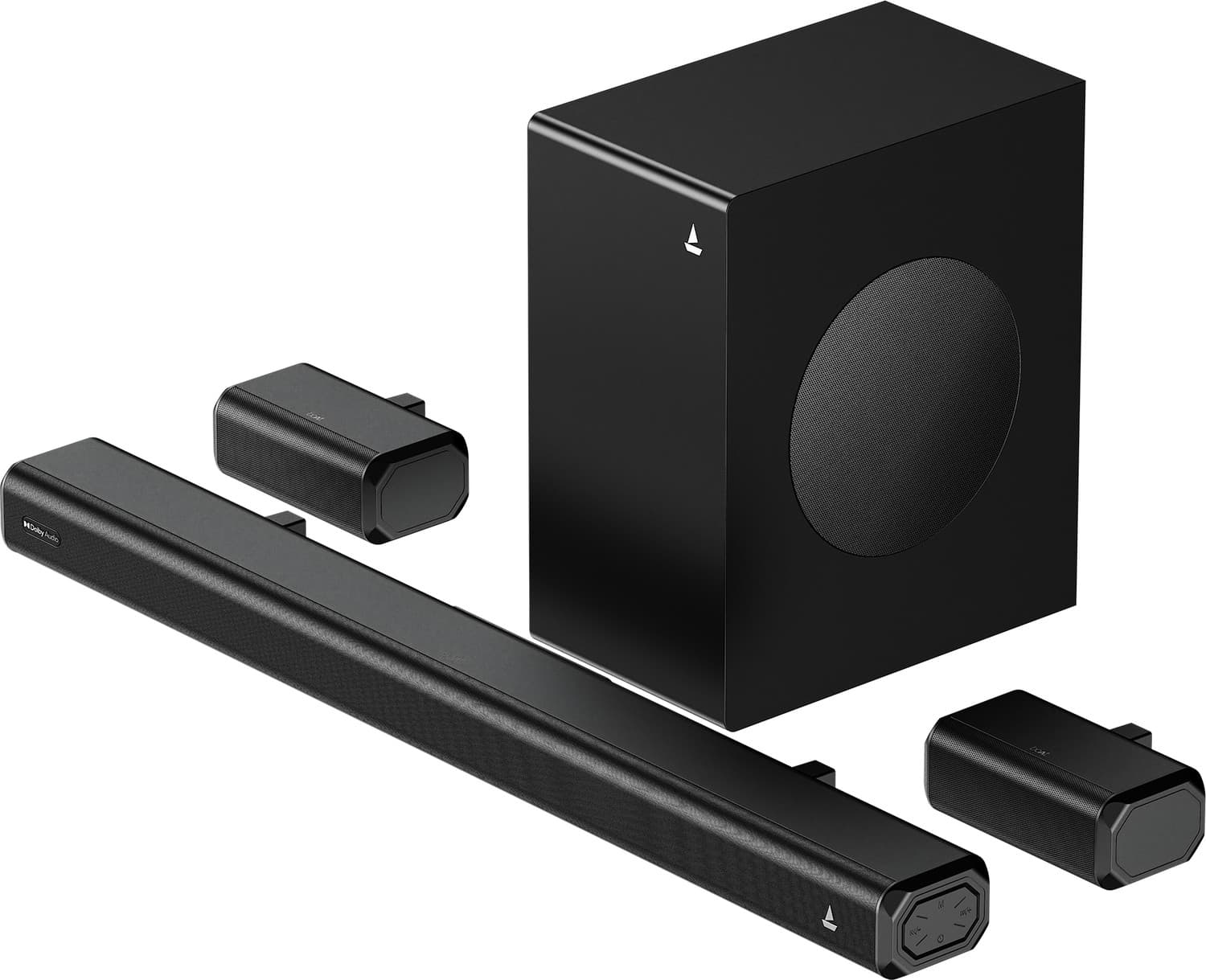 boAt Aavante Prime 5.1 5000D, Cinematic Dolby Audio, EQ Modes, Remote Control 500 W Bluetooth Soundbar