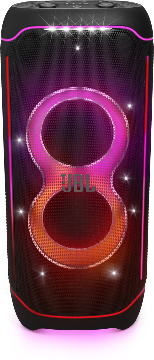 JBL Partybox Ultimate,Dynamic Lightshow,Party pad, Dual Mic with Guitar Inputs 1100 W Bluetooth Party Speaker