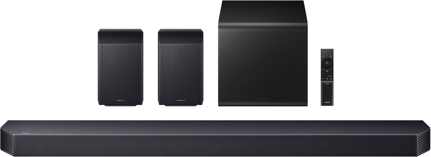 Samsung HW-Q930H/XL 580W 9.1.4ch Wireless Atmos Surround Soundbar 580 W Bluetooth Home Audio Speaker (Titan Black, 9.1.4 Channel)