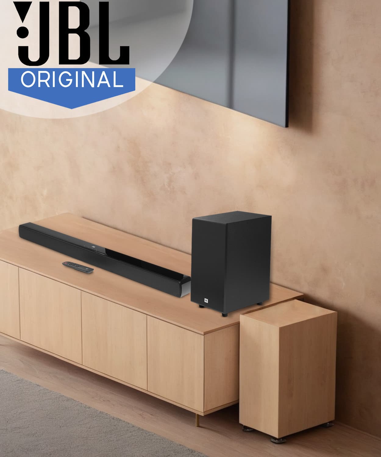 JBL Cinema SB270,Dolby Digital,Wireless Subwoofer with Remote,HDMI ARC 220 W Bluetooth Soundbar
