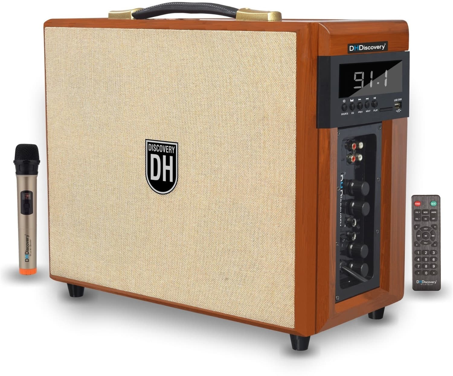 DH Discovery DJ 205 II 250 W Bluetooth Home Audio Speaker