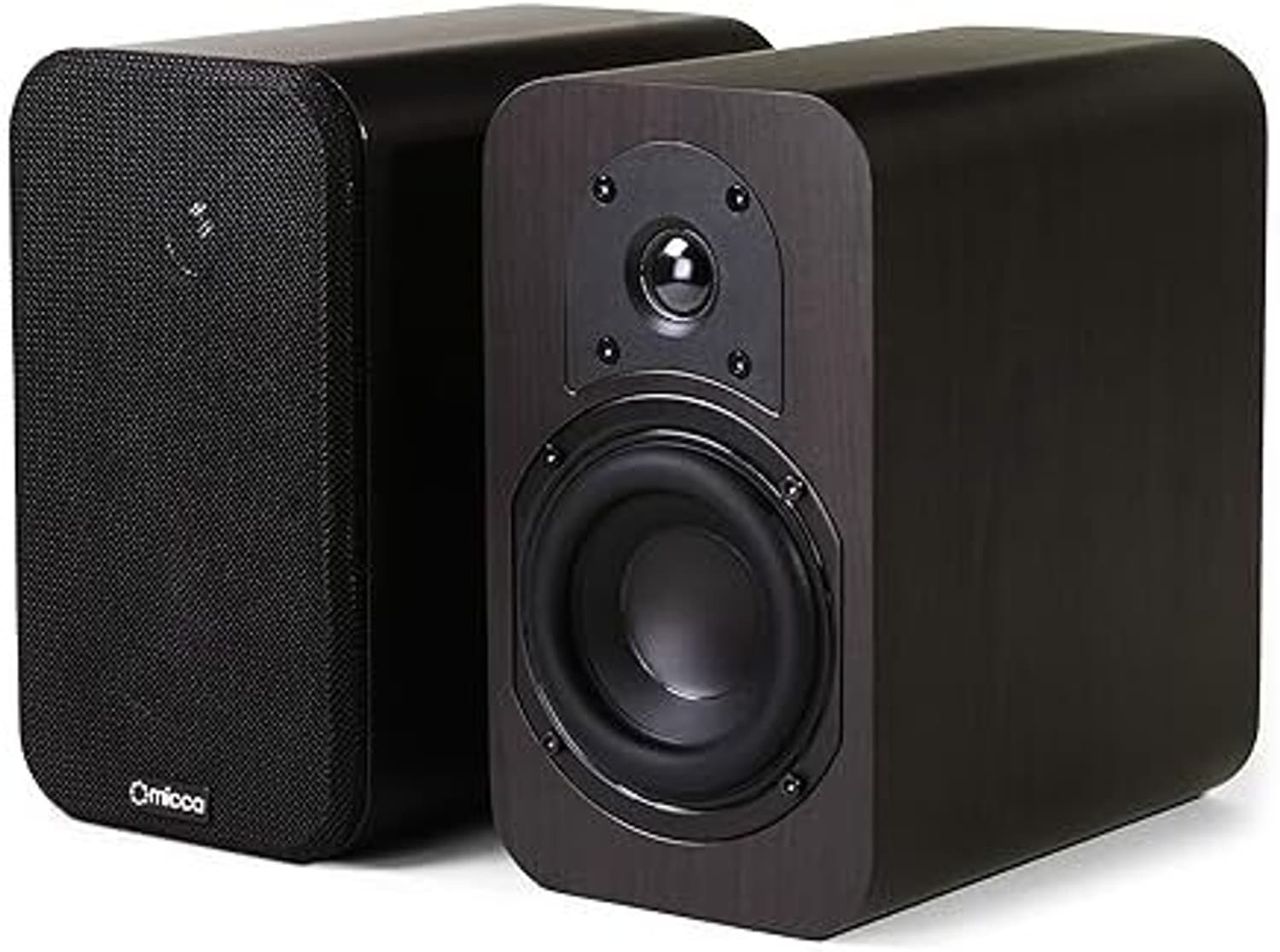 Micca Rb42 200 Watt Bookshelf Wired Speaker (Dark Walnut) 100 W Home Theatre