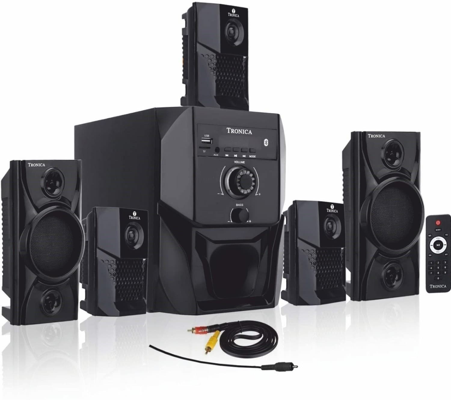 TRONICA super king 50 W Bluetooth Home Theatre (Black, 5.1 Channel)