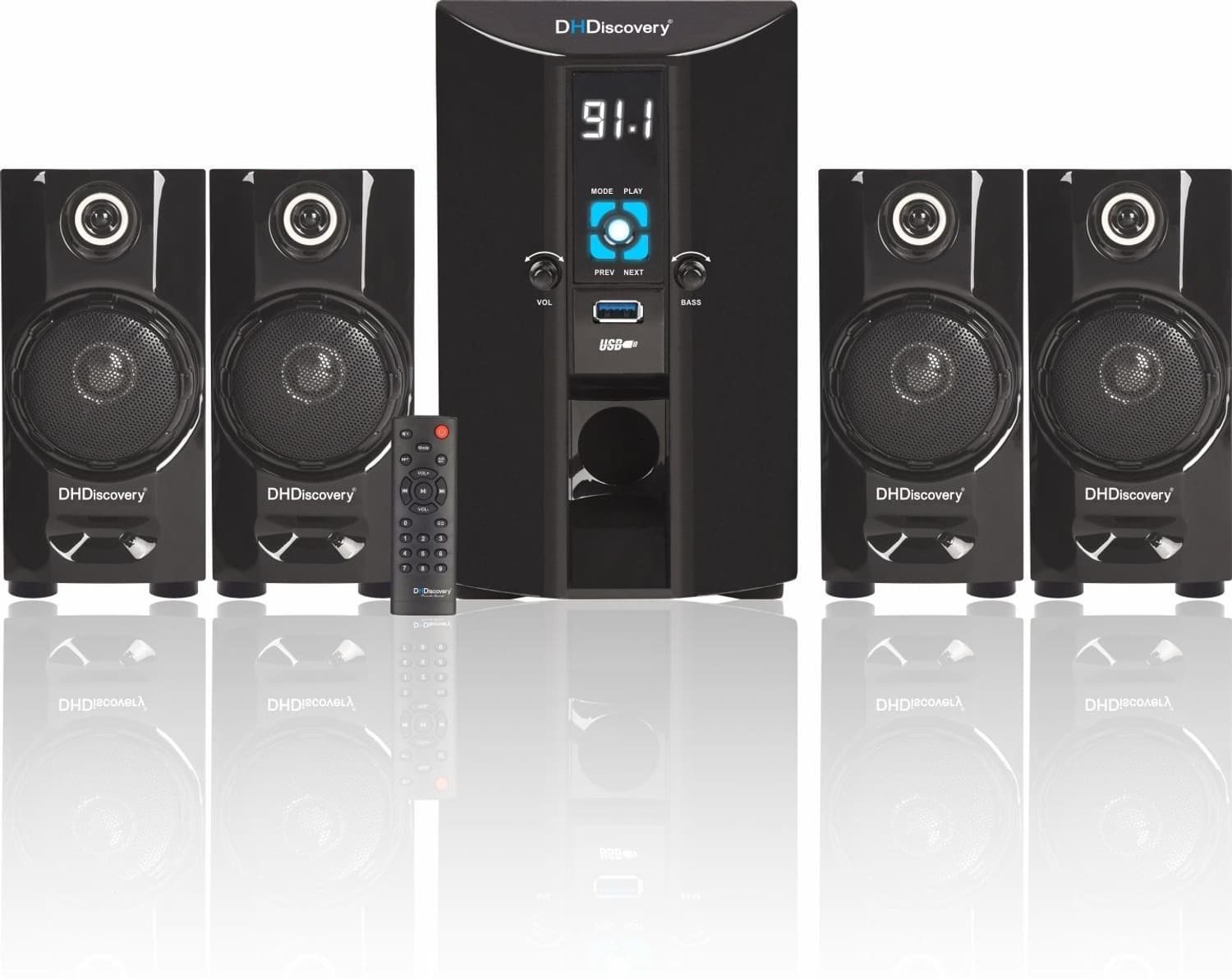 DH Discovery DH-6600W 150 W Bluetooth Home Theatre