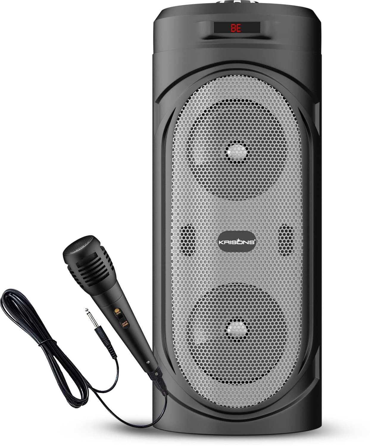 KRISONS SilverStar Double Woofer With Wired Mic 30 W Bluetooth Home Theatre