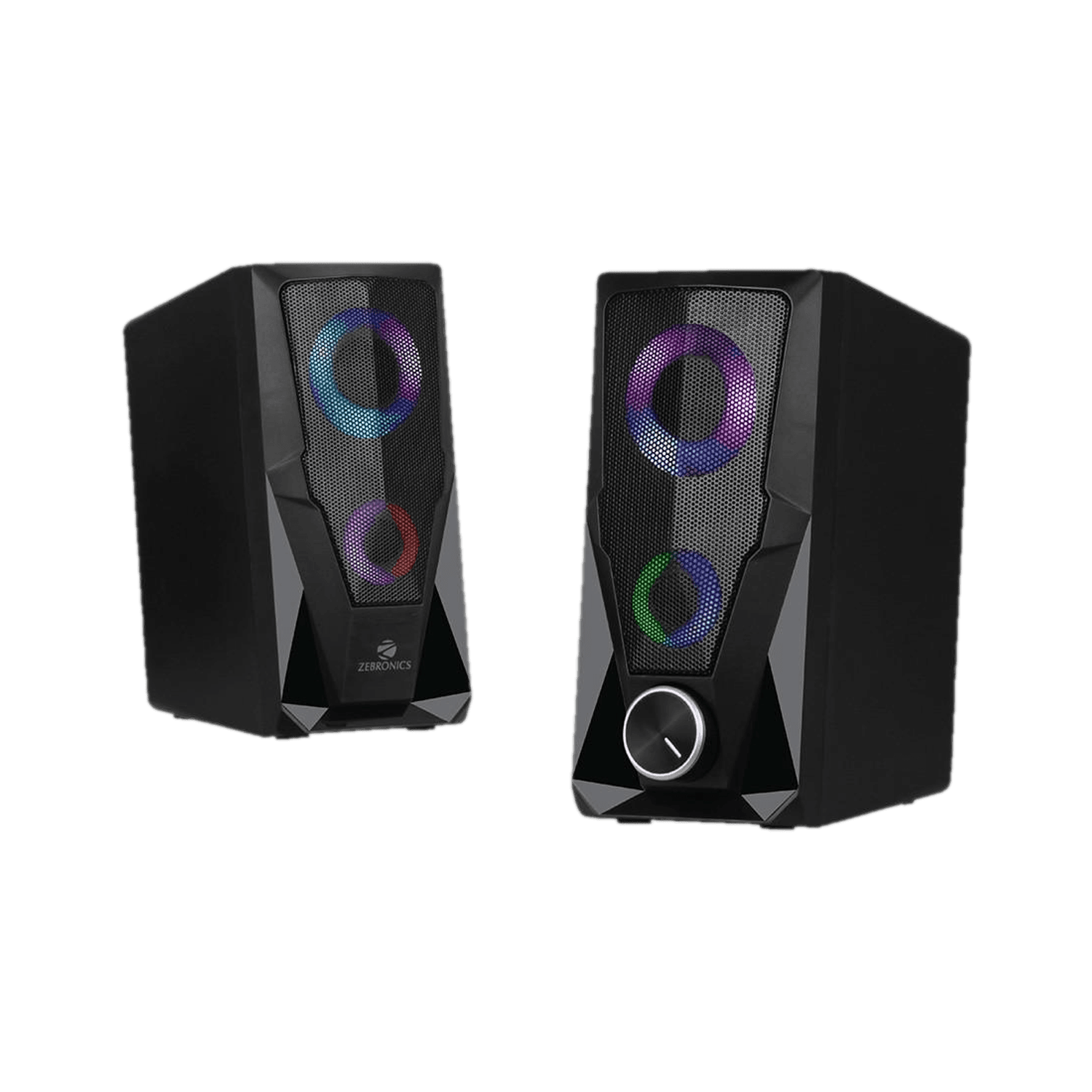 ZEBRONICS ZEB-WARRIOR 10 W Laptop/Desktop Speaker (Black, Black, 2.0 Channel)