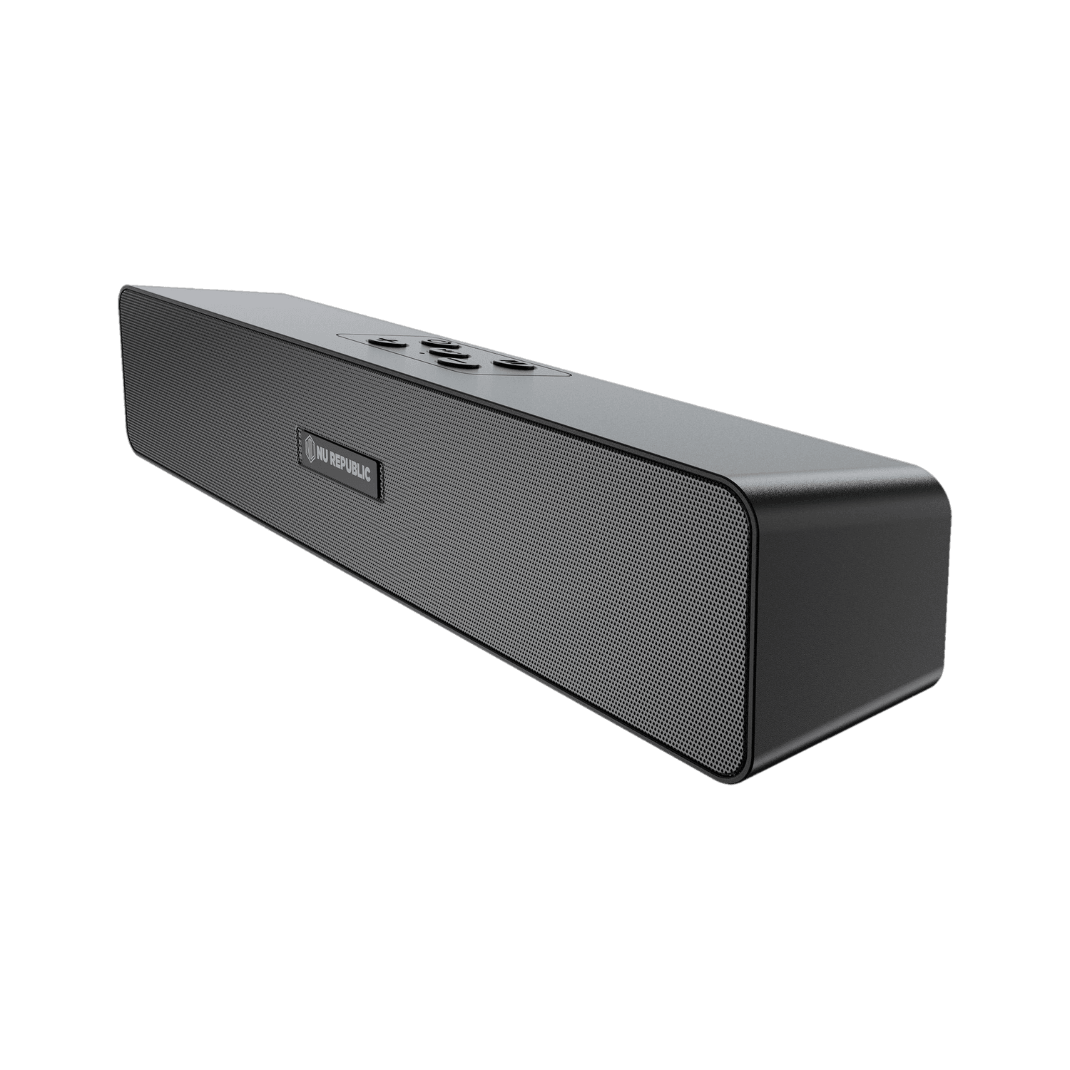 Nu Republic Soundbar 20 Upto 10 hrs Playtime with 52 mm Dynamic Drivers & X-BassTechnology 20 W Bluetooth Soundbar