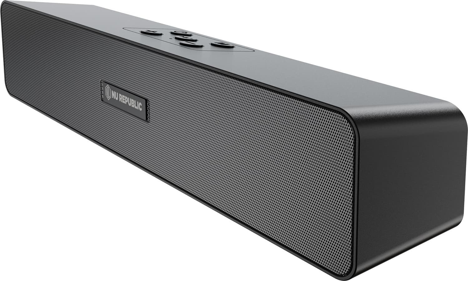 Nu Republic Soundbar 20 Upto 10 hrs Playtime with 52 mm Dynamic Drivers & X-BassTechnology 20 W Bluetooth Soundbar