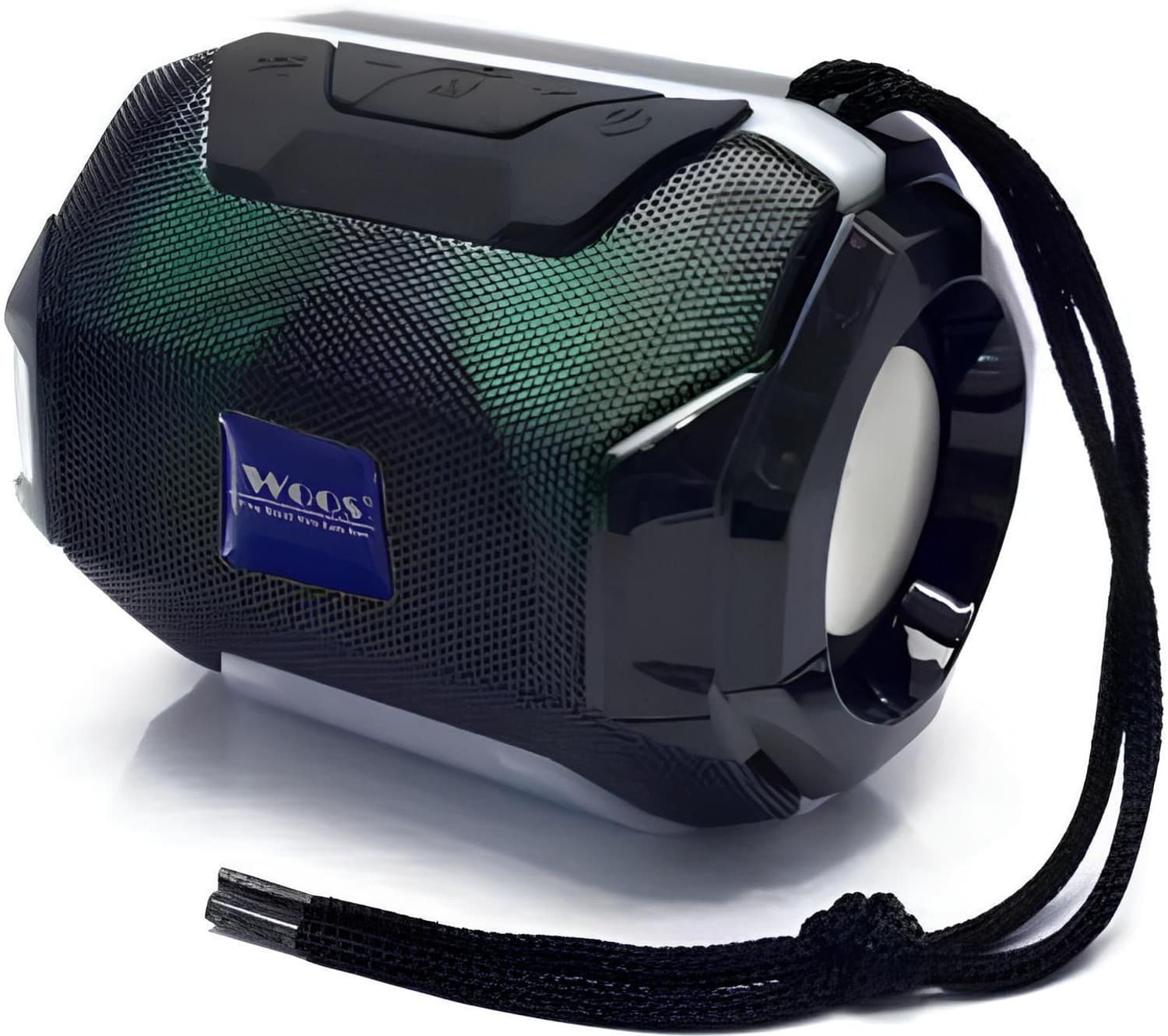 WOOS 005 Bluetooth Speaker with Light Super Bass 5 W Bluetooth Speaker 10 W Bluetooth Speaker (Multicolor, 4.2 Channel)