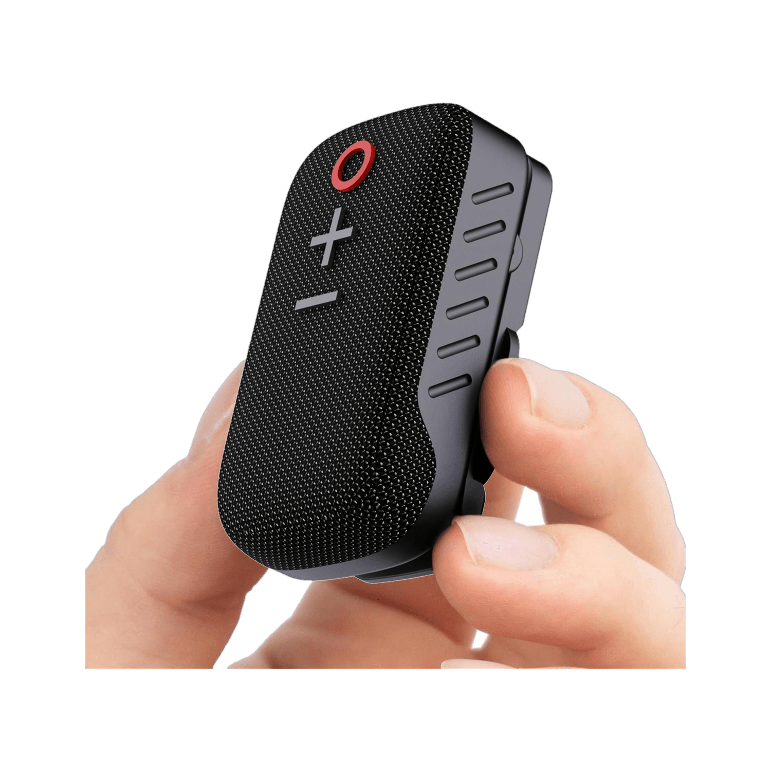 Portronics Talk Three Wearable Bluetooth Speaker with Mic,Spring Clip-On,10Hours Playtime 2 W Bluetooth Speaker
