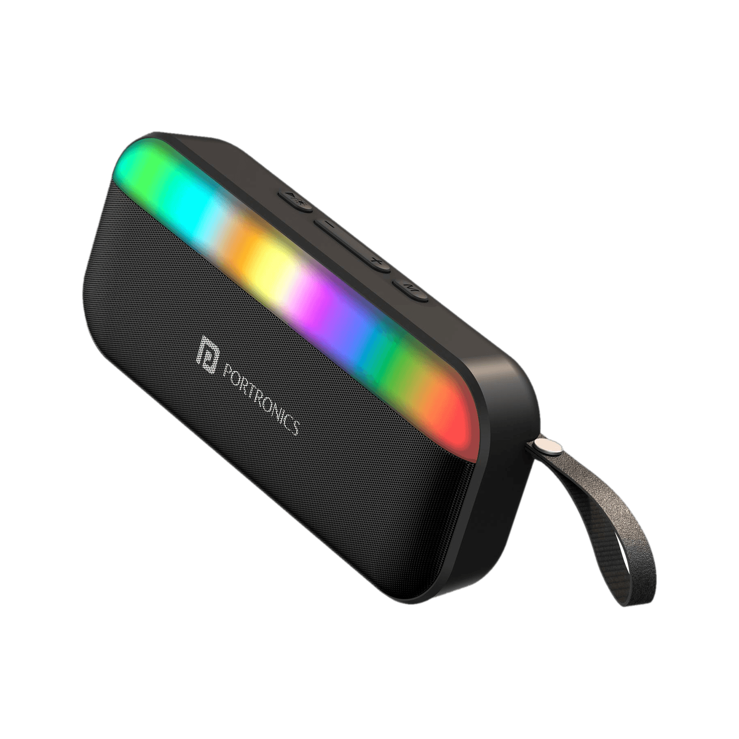 Portronics Plugs 3 15W Portable Bluetooth Speaker, Inbuilt Mic, Dynamic RGB Light, BT 5.3V 15 W Bluetooth Speaker