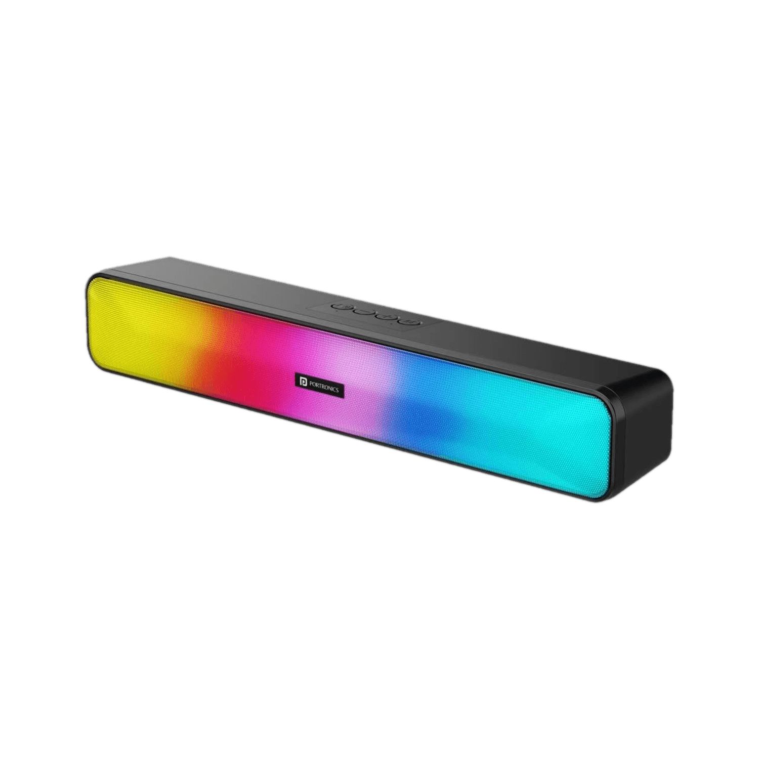 Portronics Radian 16W Bluetooth Stereo Soundbar with Multicolour LED Lights 16 W Bluetooth Soundbar