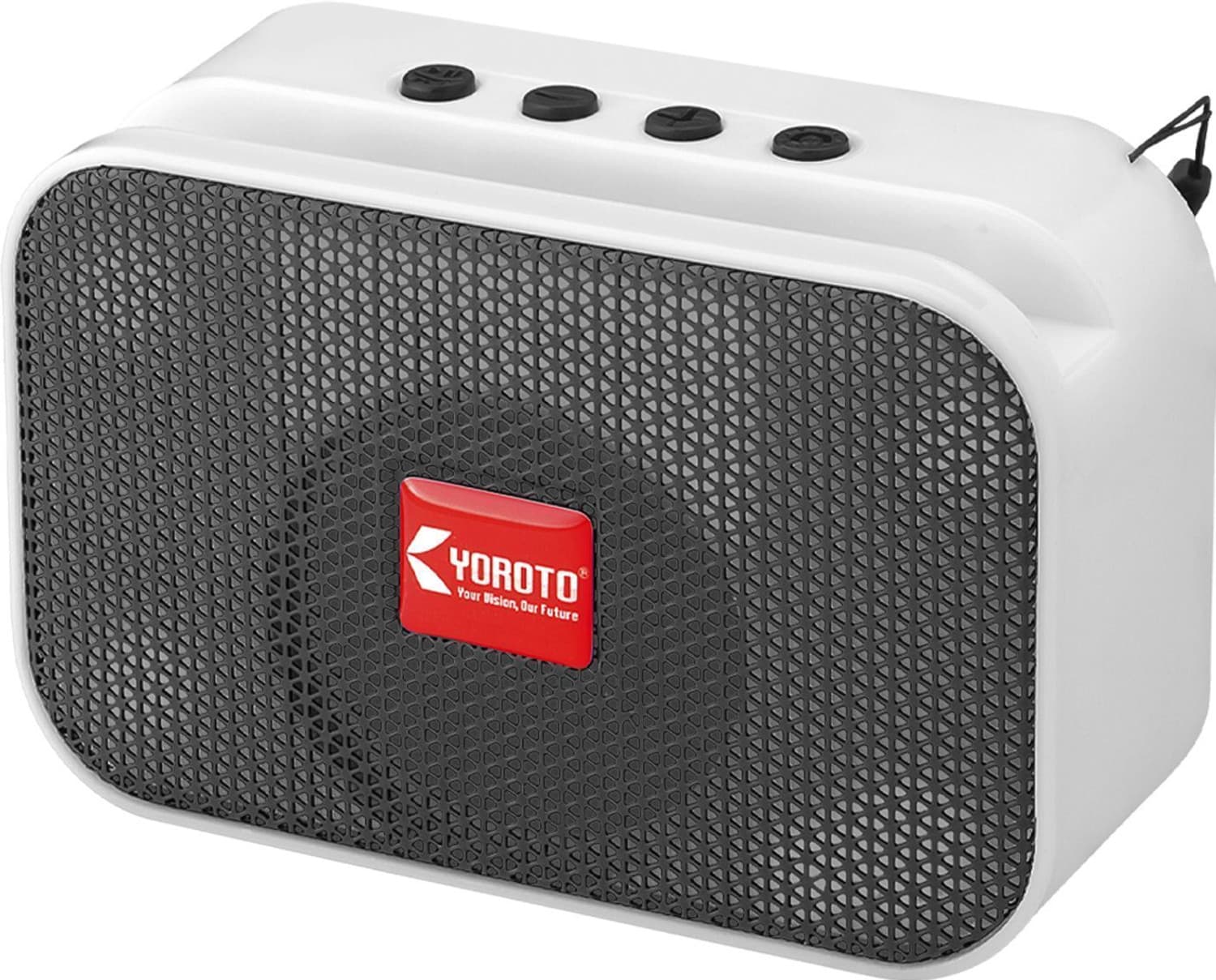 YOROTO Portable Speaker With Thunder Sound and High Bass 5 W Bluetooth Speaker (Black, White, Stereo Channel)