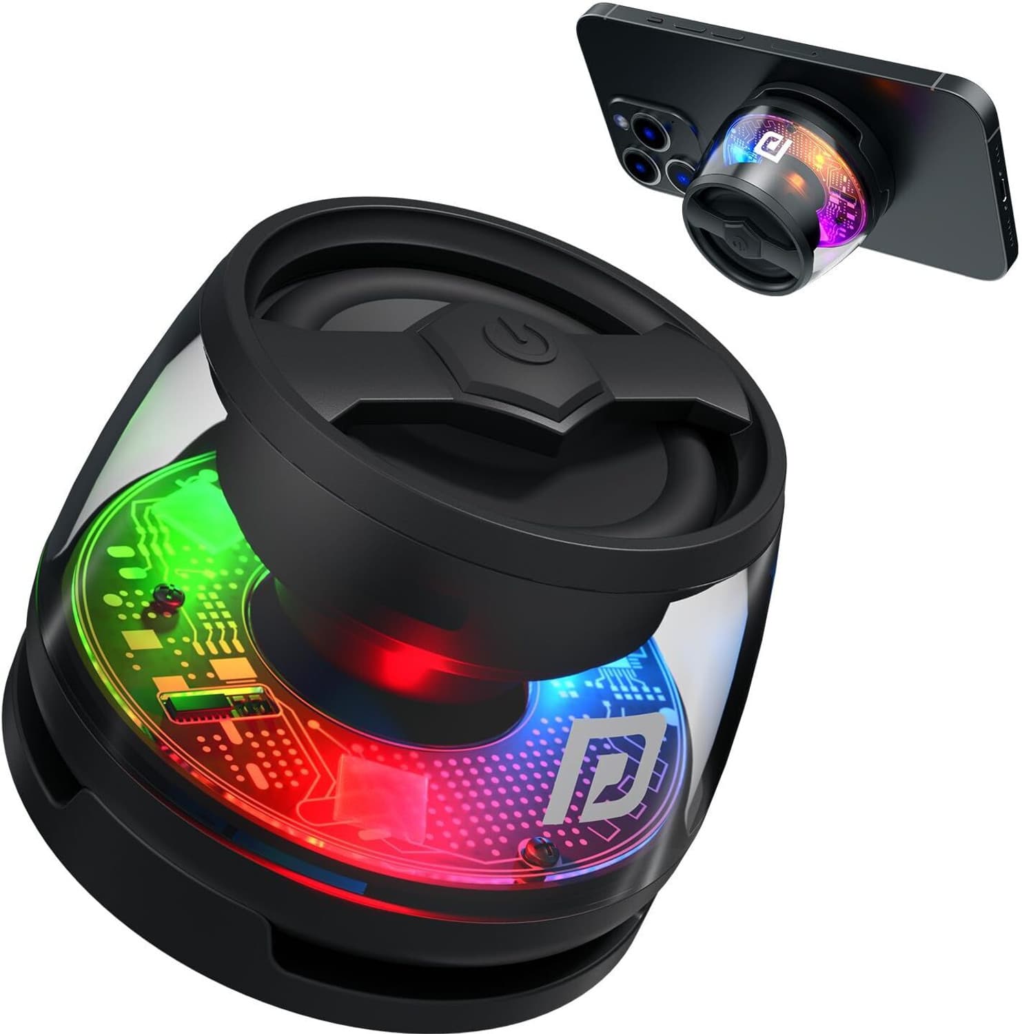 Portronics 6W Magnetic Bluetooth Speaker,MagSafe Mobile Stand,HD Sound,4Hrs Playtime 6 W Bluetooth Speaker