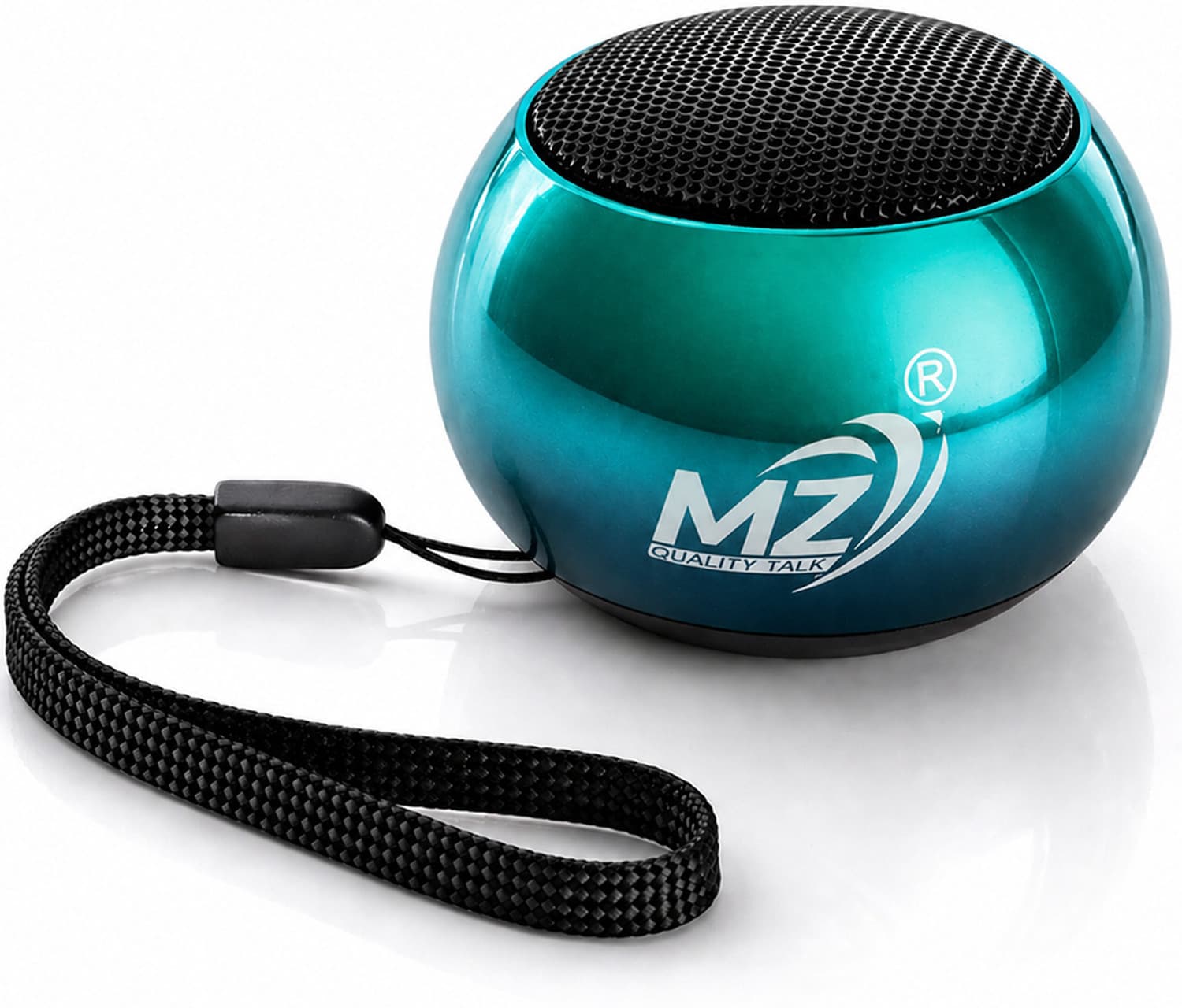 MZ Mini Speaker With Selfie Click Option | Portable | Compact Travel Speaker 3 W Bluetooth Speaker (Teal, Stereo Channel)