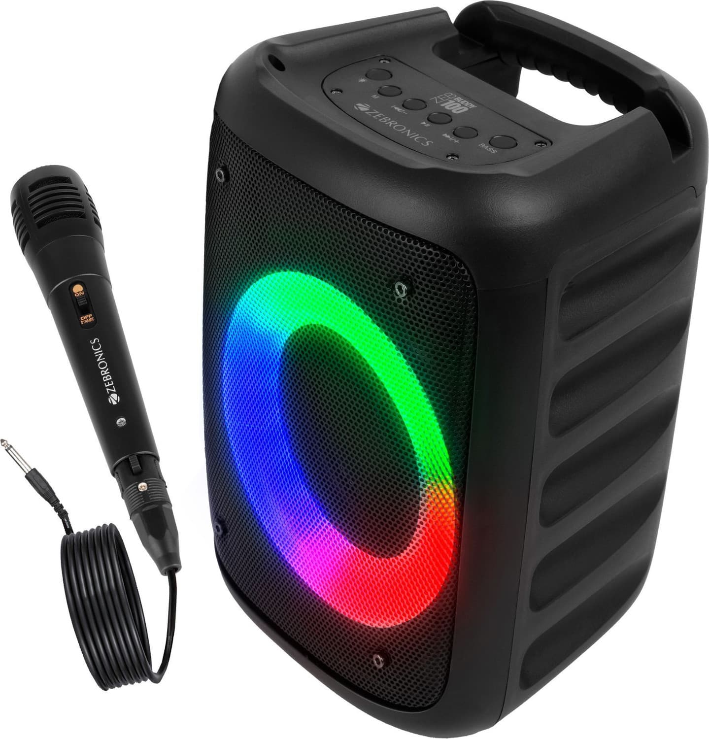ZEBRONICS Zeb Buddy 100 15 W Bluetooth Party Speaker (Black, Mono Channel)