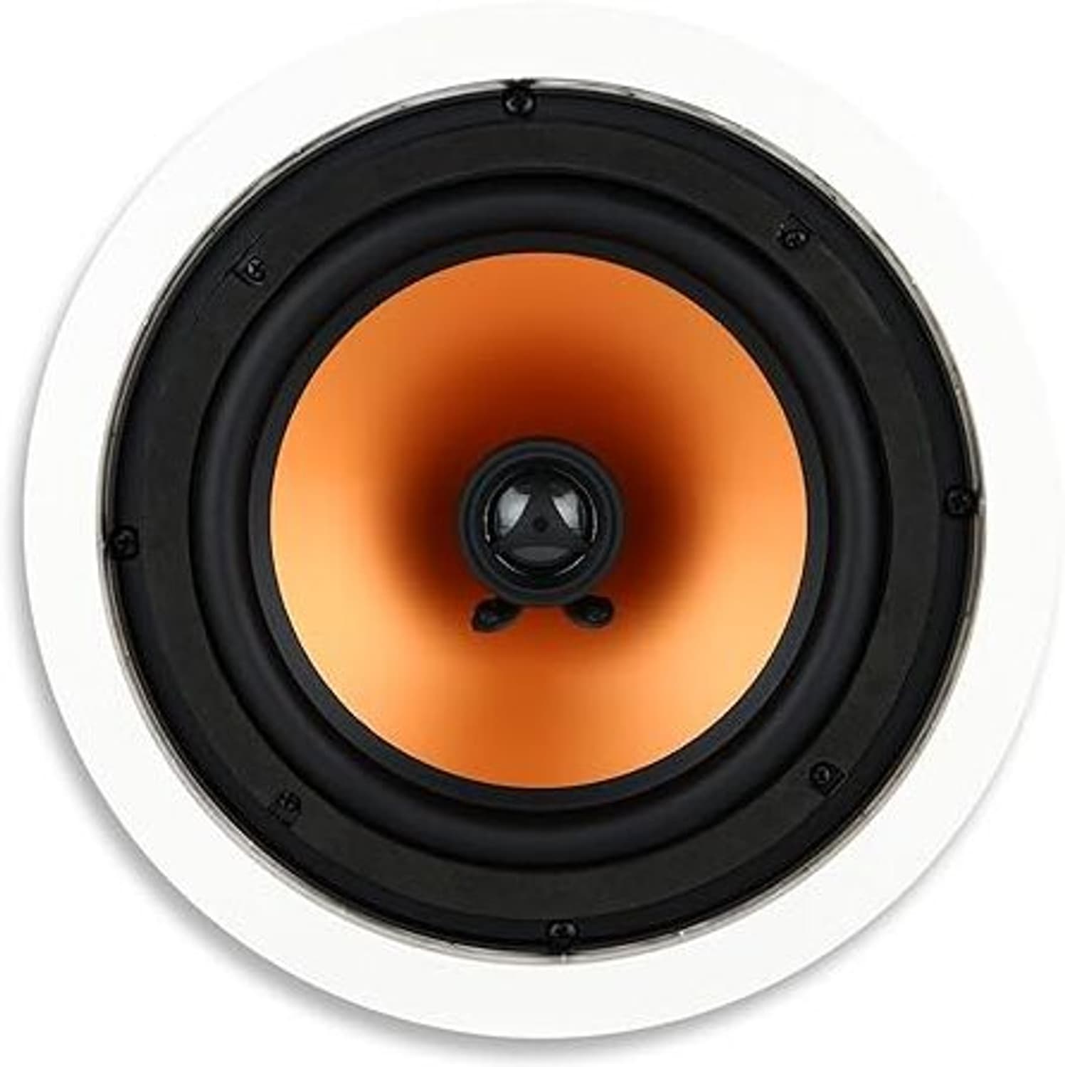 Micca M-8c 100 Watt 7.0 Channel In-Ceiling, In-Wall Wired Speaker 100 W PA Speaker (White, Stereo Channel)