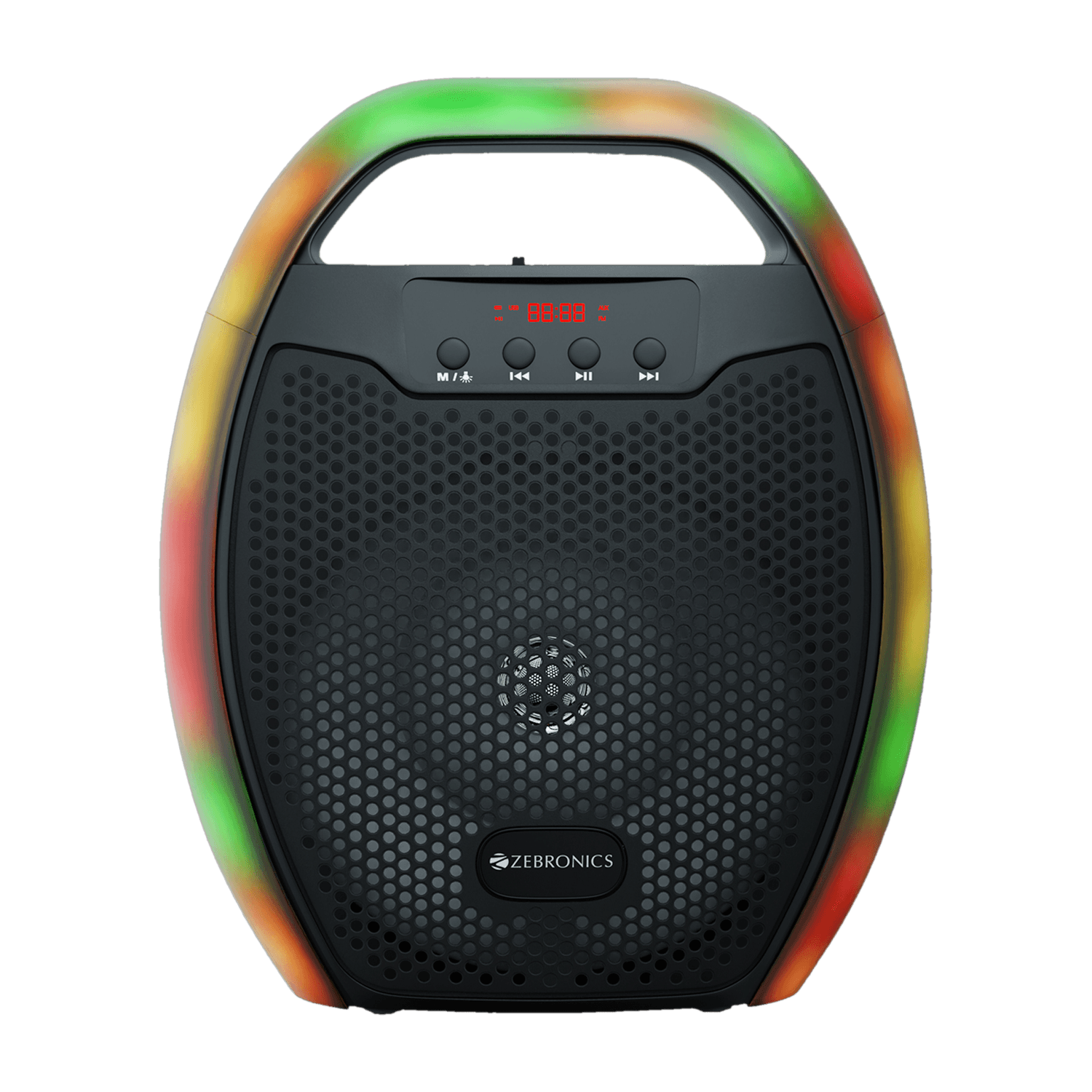 ZEBRONICS Zeb-PSPK 3(Sound feast 60)with Bluetooth v5.0, 6 RGB Modes, 20hrs playback time 10 W Bluetooth PA Speaker