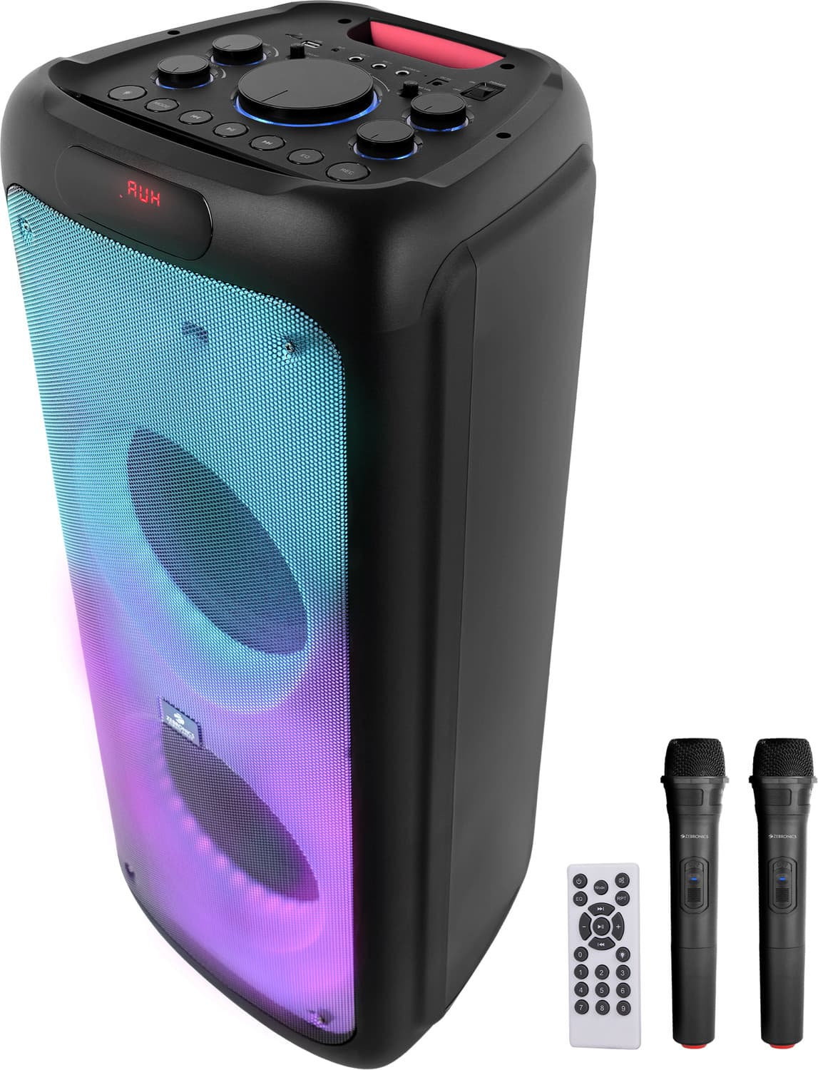ZEBRONICS ZEB- THUMP 700 Karaoke & Recording Function, TWS, Wireless Mic, RGB Lights, 100 W Bluetooth Party Speaker