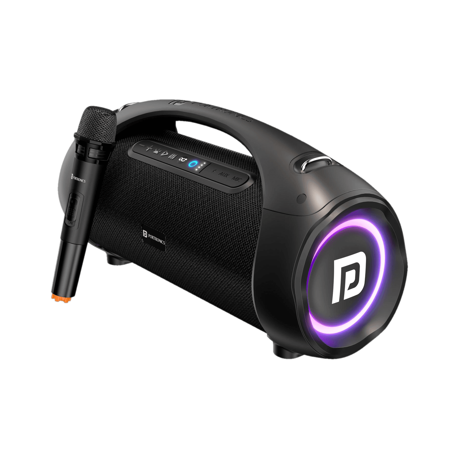 Portronics Dash 12 with Wired Karaoke Mic, TWS Function 60 W Bluetooth Party Speaker