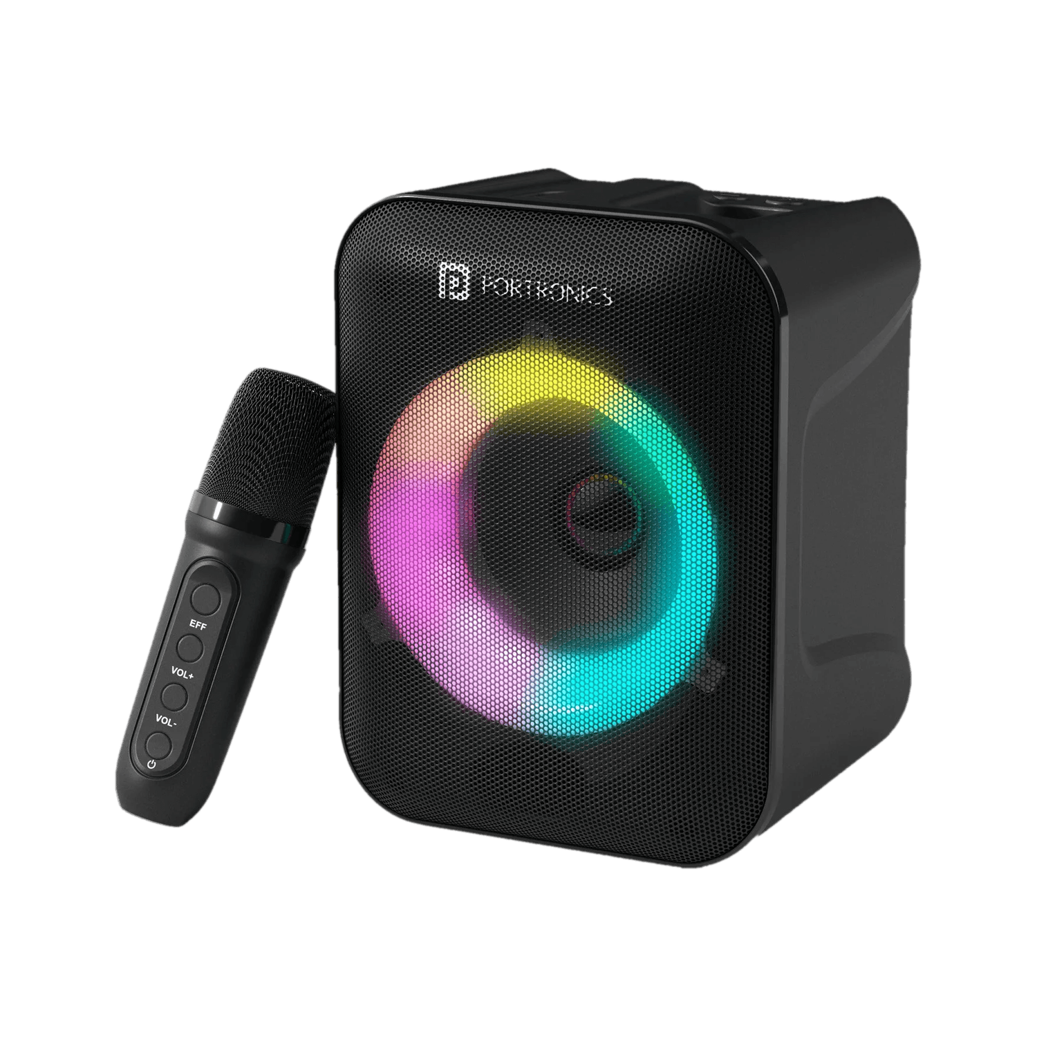 Portronics Apollo One 20W Bluetooth Portable Speaker With Wireless Karaoke Mic,5Hr Playtime 20 W Bluetooth Speaker