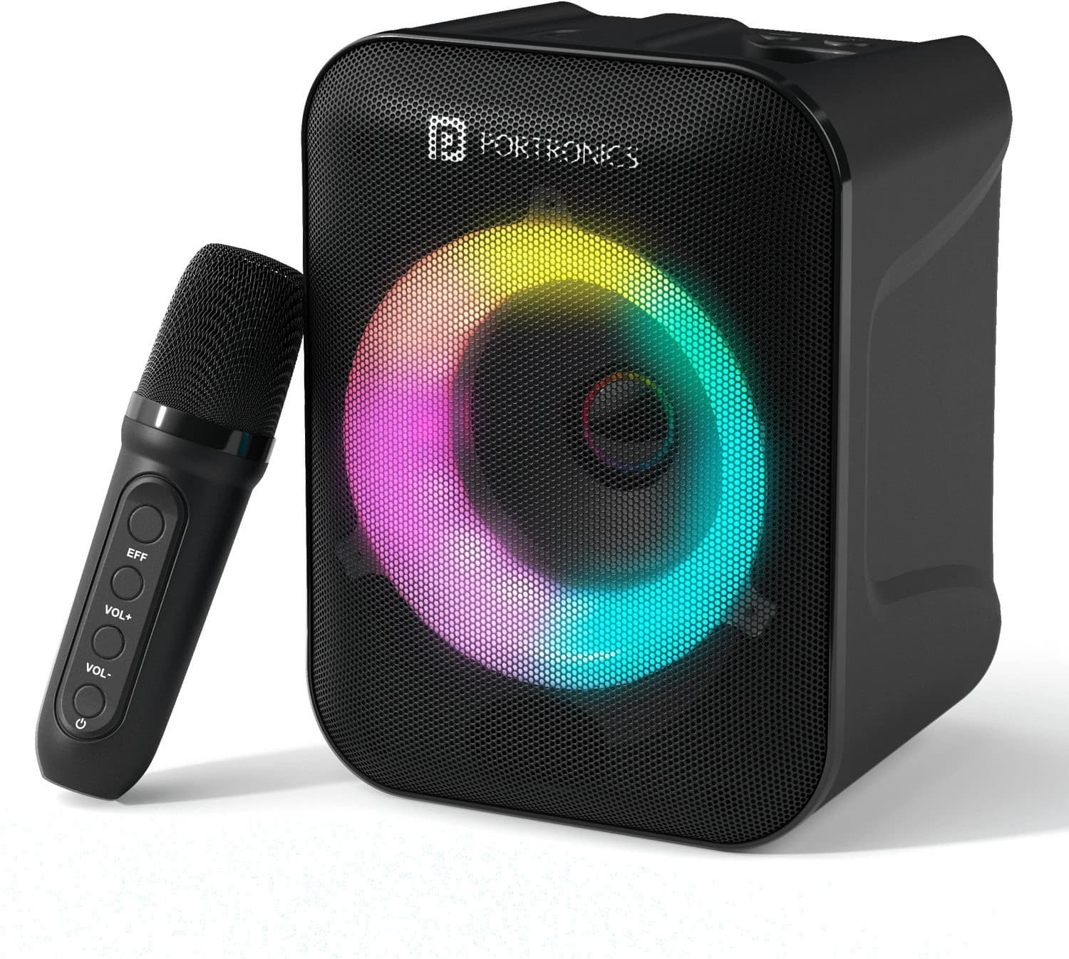 Portronics Apollo One 20W Bluetooth Portable Speaker With Wireless Karaoke Mic,5Hr Playtime 20 W Bluetooth Speaker